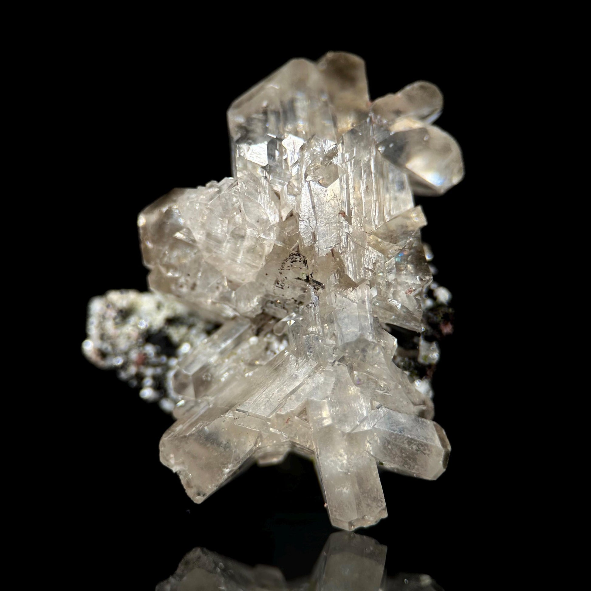 Cerussite (Tsumeb, Namibia) | snowflake cerussite crystal, mineral specimen