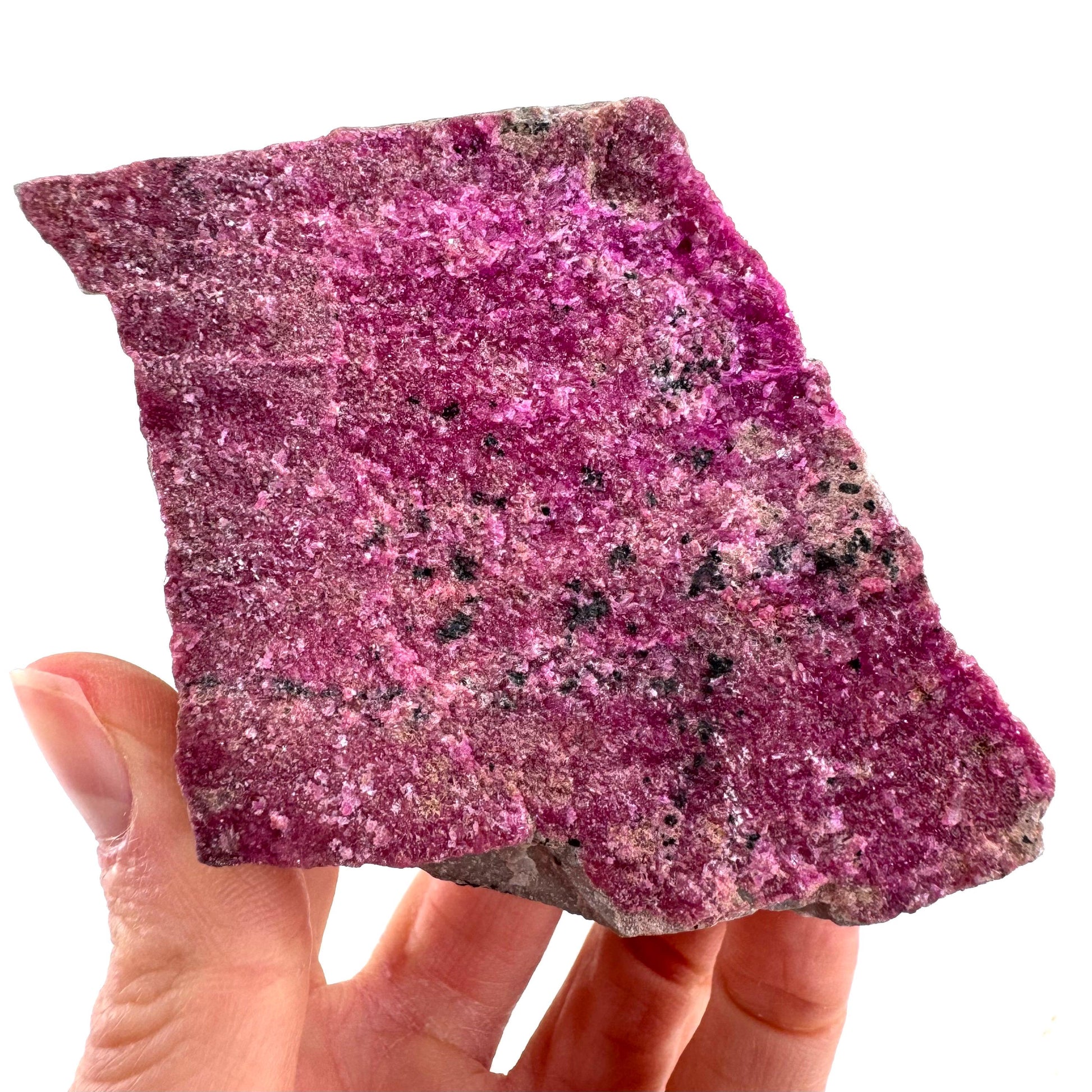 Cobaltoan Calcite w/ Kolwezite & Heterogenite (DR Congo) | cobalto calcite crystal, mineral specimen