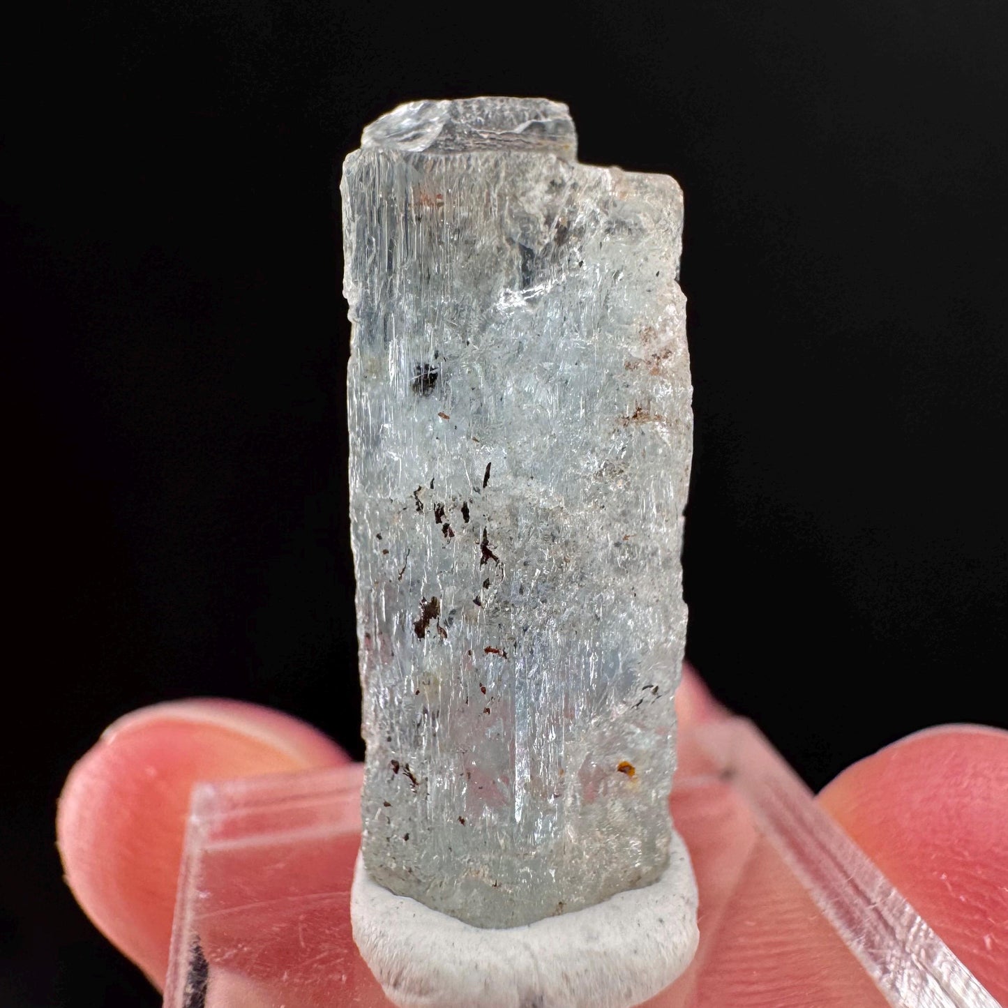 Beryl var. Aquamarine (Namibia) | natural aquamarine crystal, mineral specimen