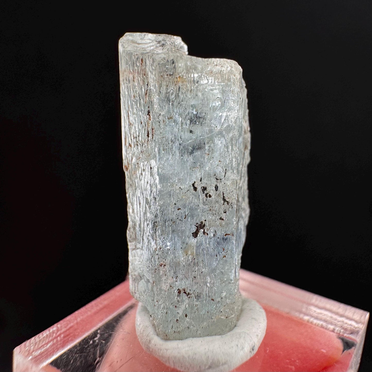 Beryl var. Aquamarine (Namibia) | natural aquamarine crystal, mineral specimen