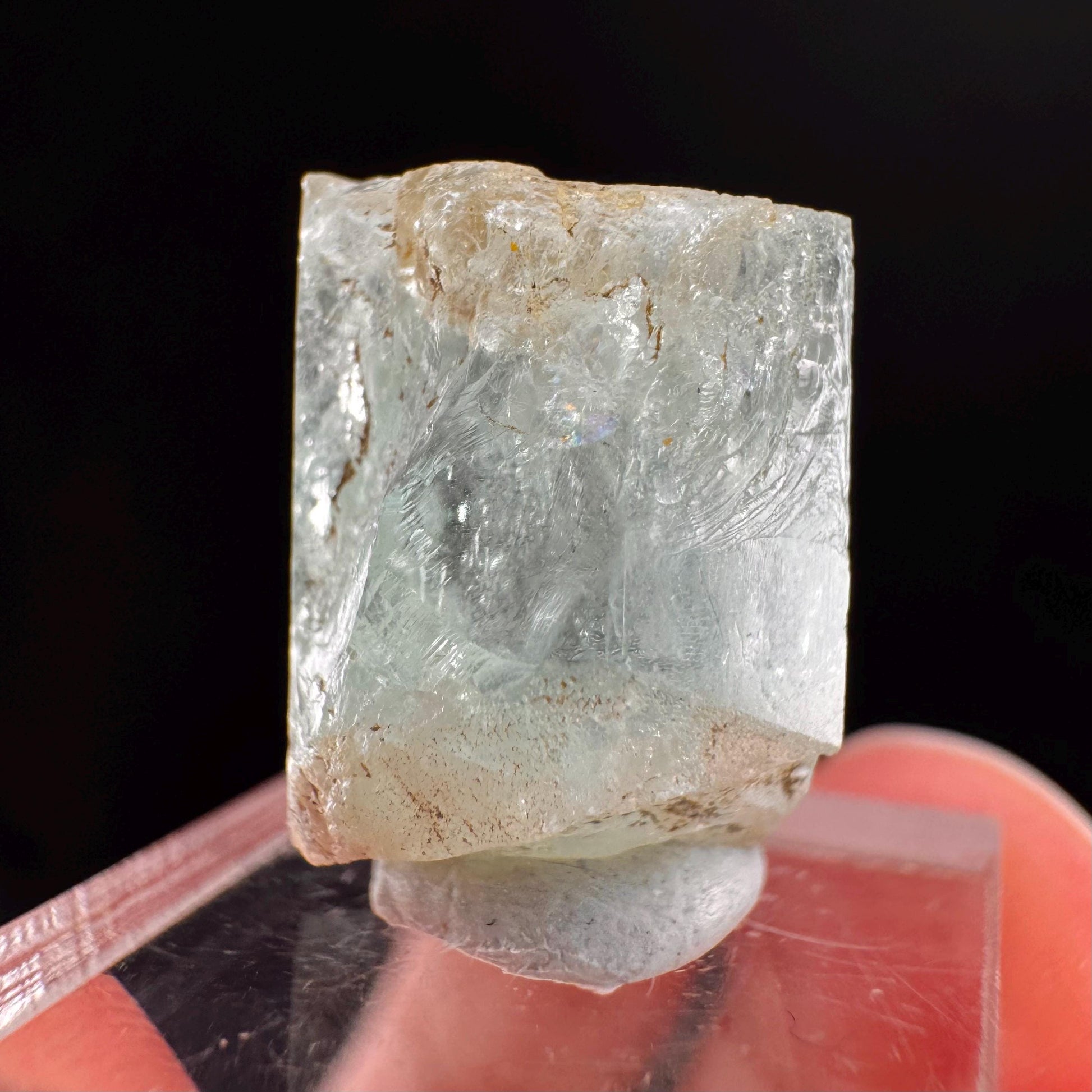 Beryl var. Aquamarine (Namibia) | natural aquamarine crystal, mineral specimen