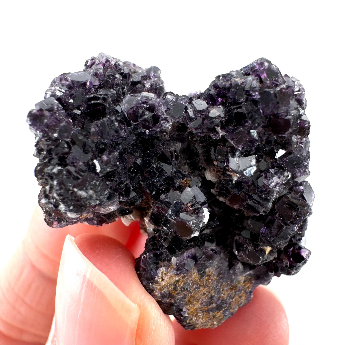 Okorusu Fluorite (Namibia) | purple fluorite cluster, crystals, mineral specimen