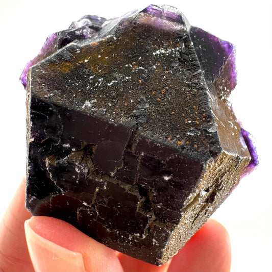 Okorusu Fluorite (Namibia) | purple fluorite cluster, crystals, mineral specimen