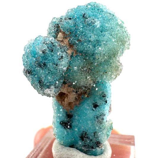 Chrysocolla Pseudomorph after Azurite (DR Congo) | blue chrysocolla crystal, mineral specimen