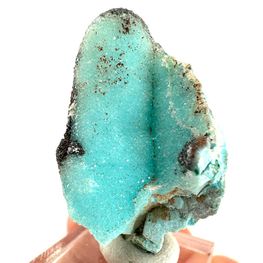 Chrysocolla Pseudomorph after Azurite (DR Congo) | blue chrysocolla crystal, mineral specimen