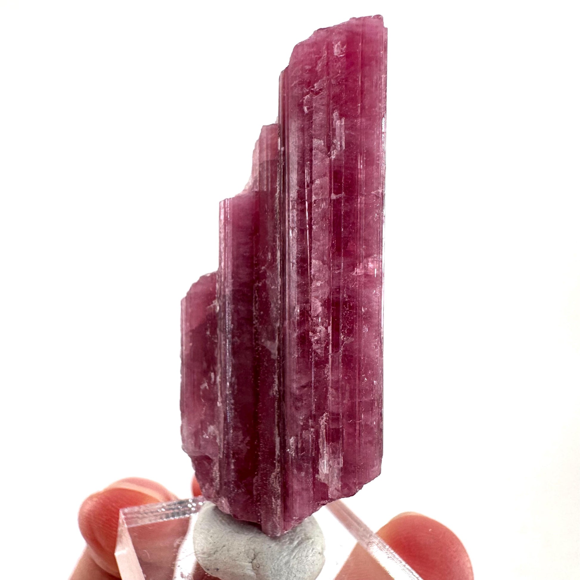 Rossmanite (Tanco Mine, Canada) | pink tourmaline crystal, rare minerals