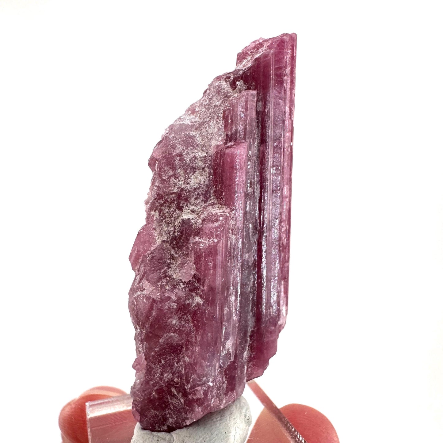 Rossmanite (Tanco Mine, Canada) | pink tourmaline crystal, rare minerals
