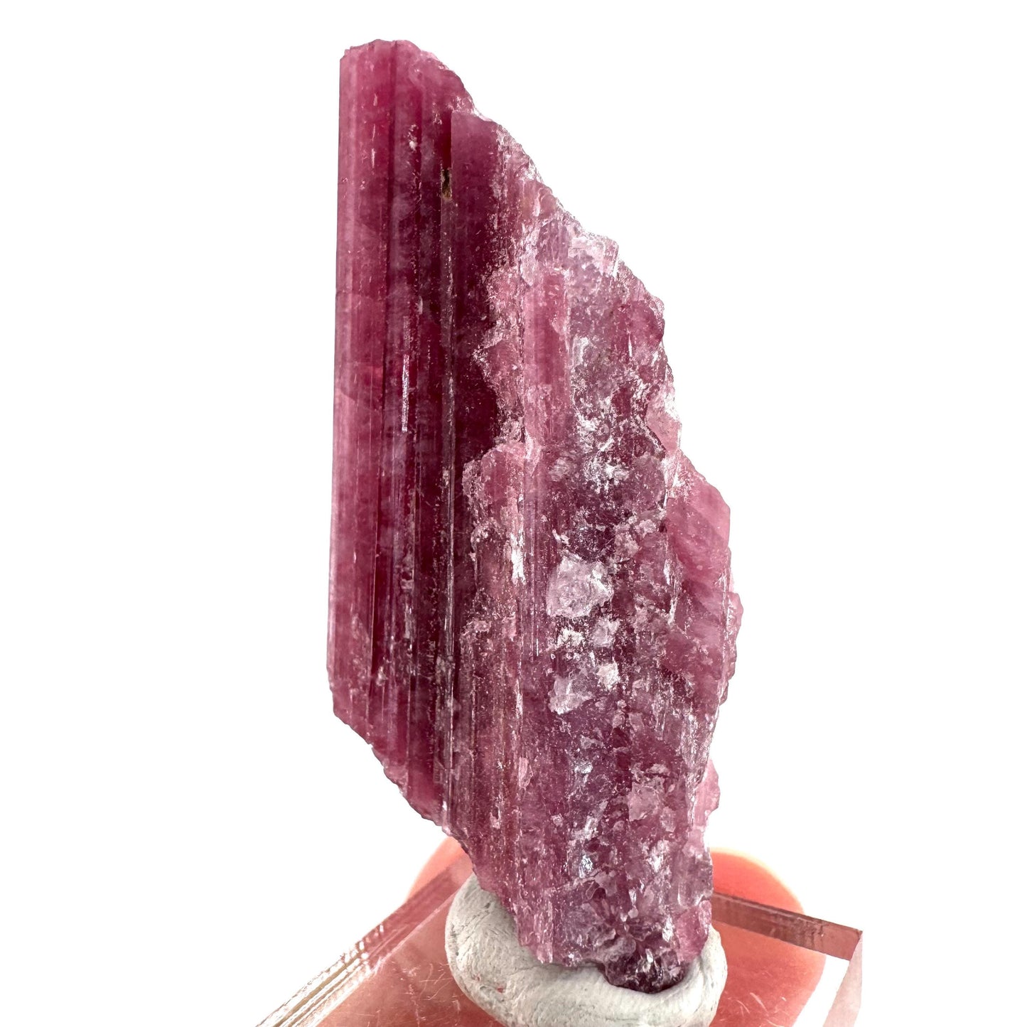Rossmanite (Tanco Mine, Canada) | pink tourmaline crystal, rare minerals