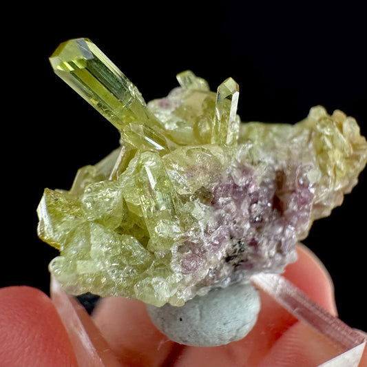 Vesuvianite (Canada) | green vesuvianite crystal, mineral specimen, rare crystals