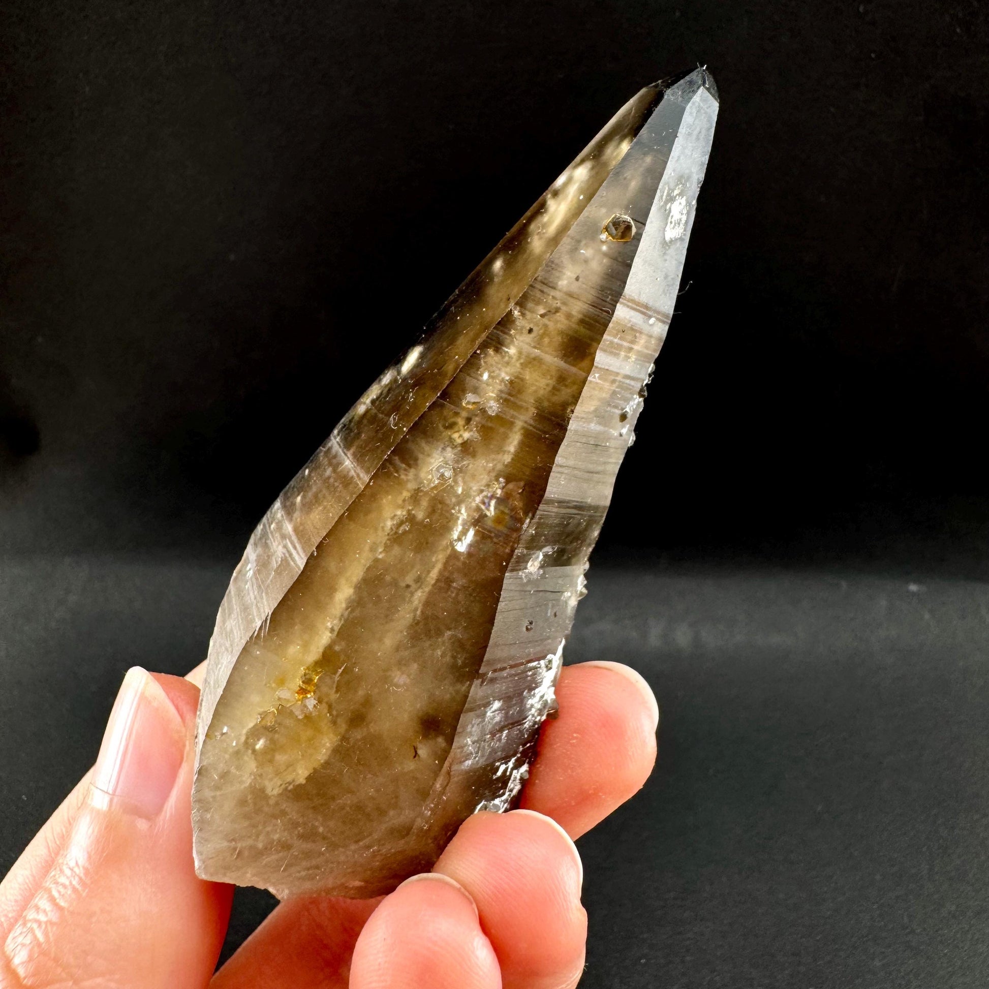 Tessin Habit Smoky Quartz (Namibia) | Natural smoky quartz crystal, mineral specimen