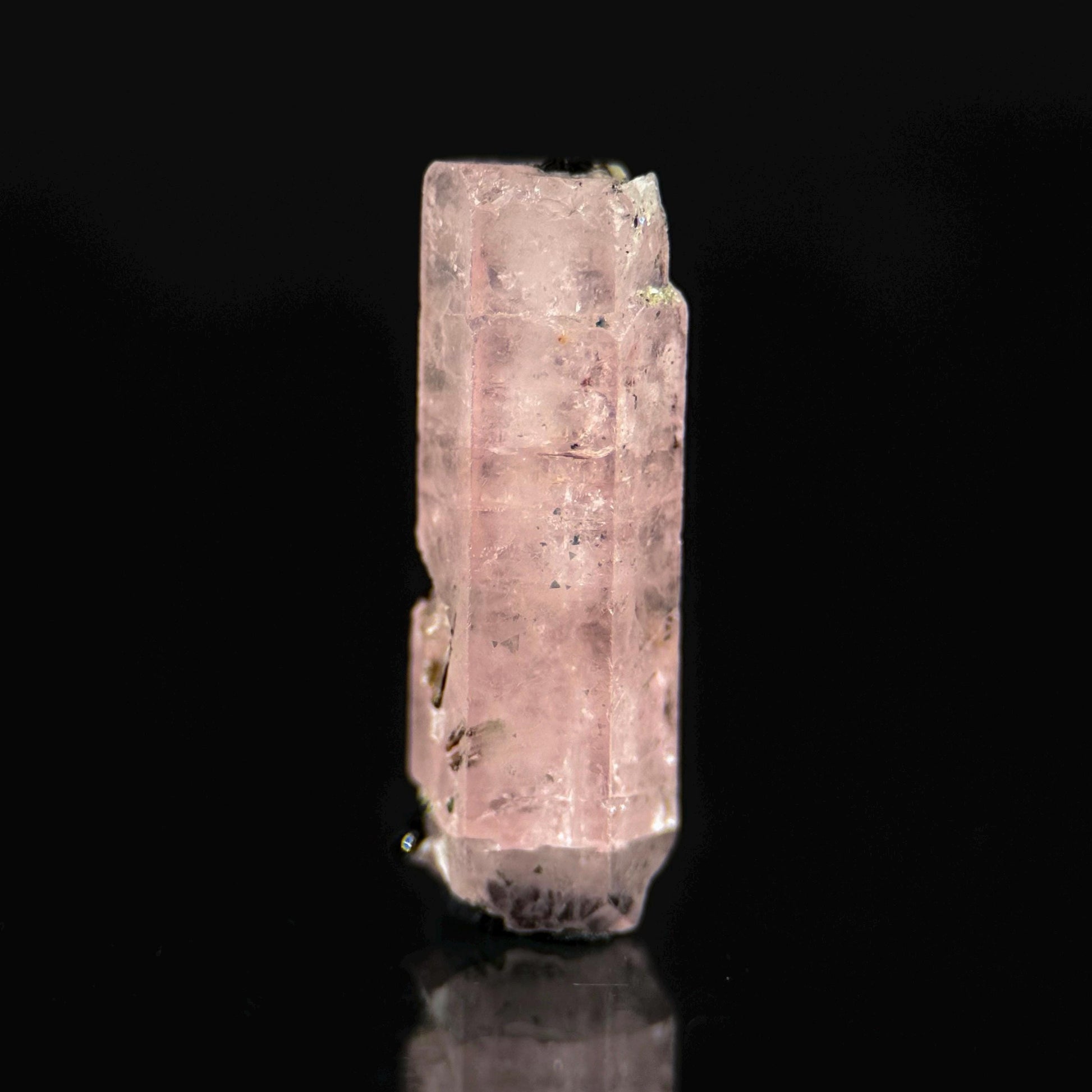 Pink Fluorapatite (Pakistan) | natural pink fluorapatite crystal, rare mineral specimen
