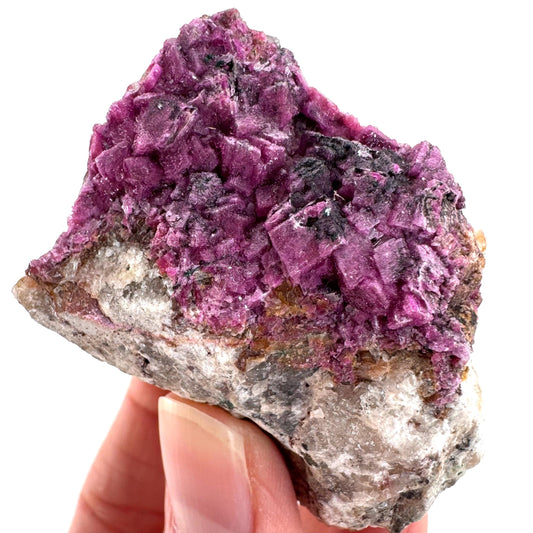 Cobaltoan Calcite (DR Congo) | cobalto calcite crystal, mineral specimen