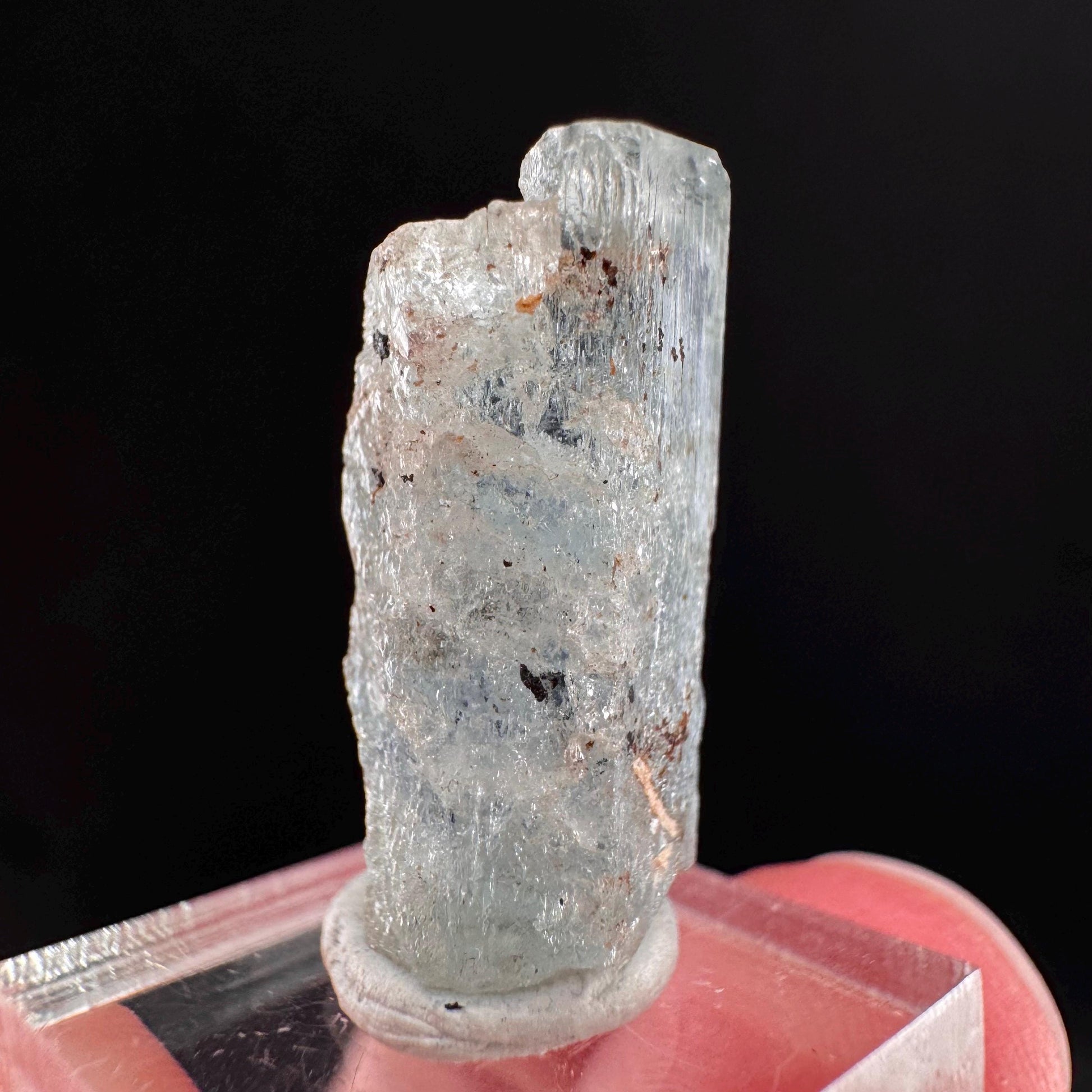 Beryl var. Aquamarine (Namibia) | natural aquamarine crystal, mineral specimen