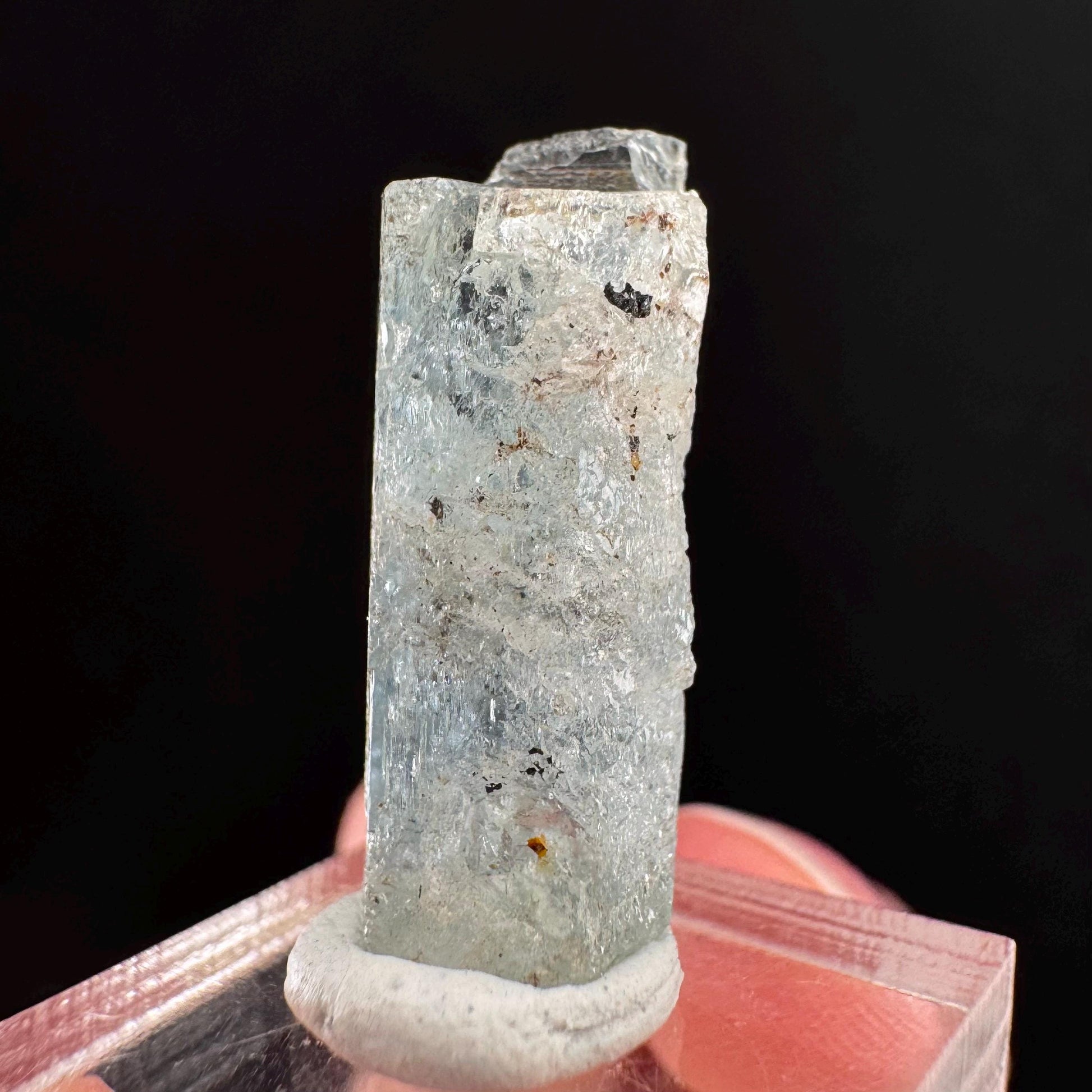 Beryl var. Aquamarine (Namibia) | natural aquamarine crystal, mineral specimen