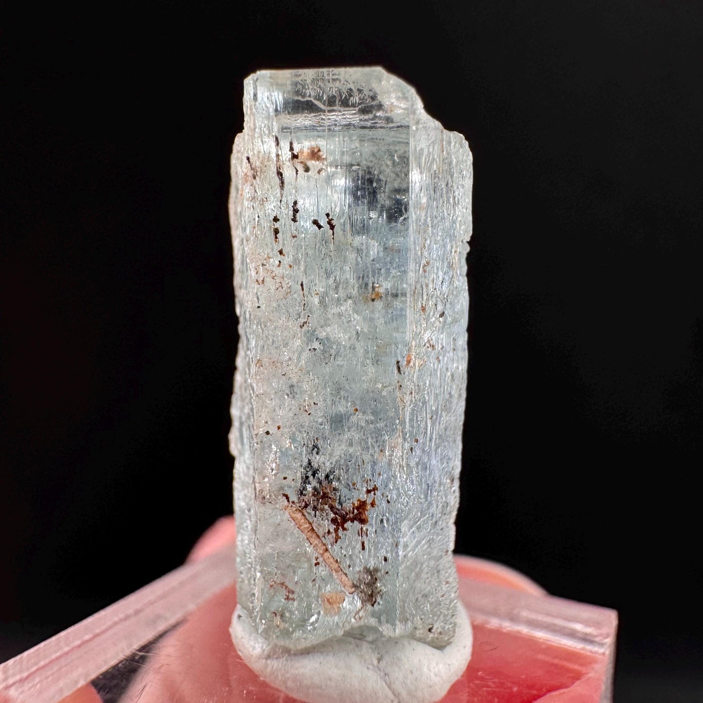 Beryl var. Aquamarine (Namibia) | natural aquamarine crystal, mineral specimen