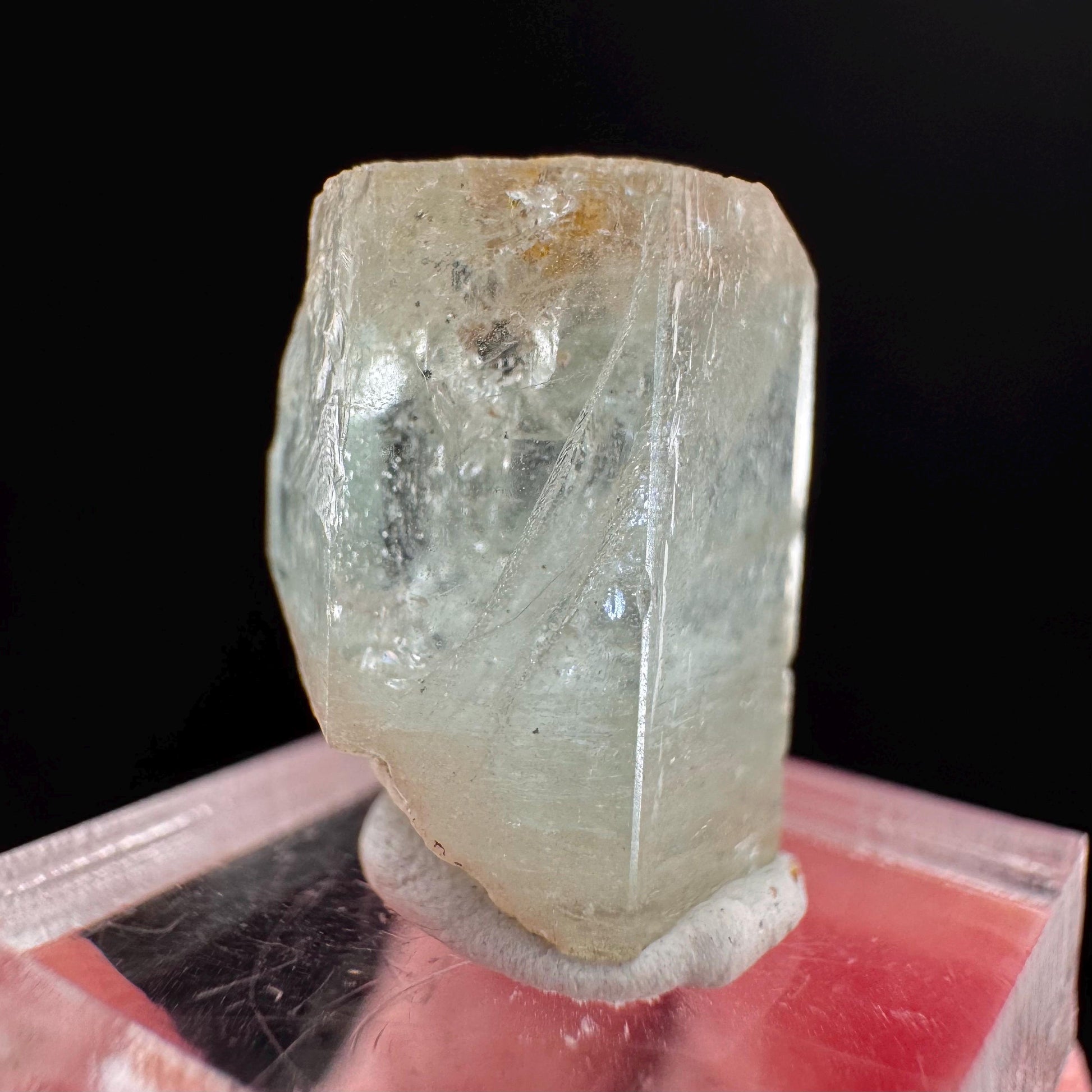 Beryl var. Aquamarine (Namibia) | natural aquamarine crystal, mineral specimen