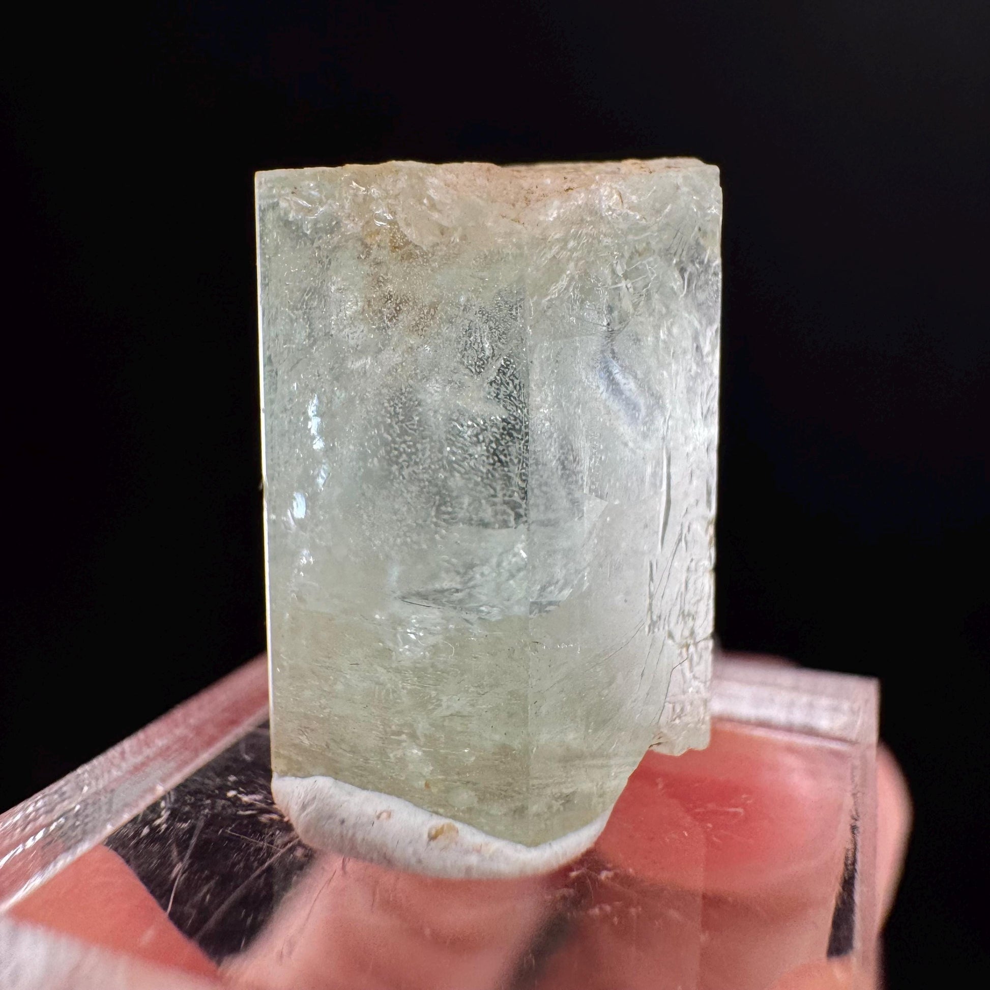 Beryl var. Aquamarine (Namibia) | natural aquamarine crystal, mineral specimen