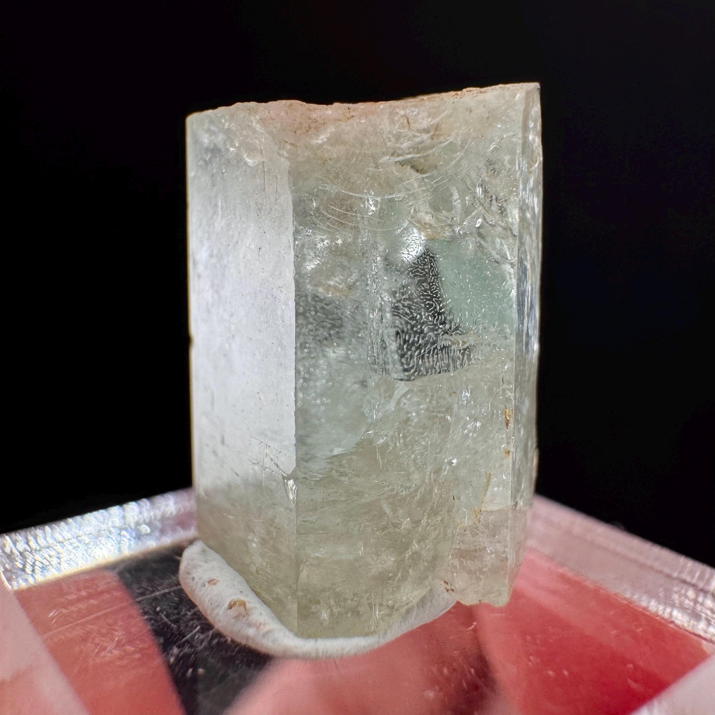 Beryl var. Aquamarine (Namibia) | natural aquamarine crystal, mineral specimen