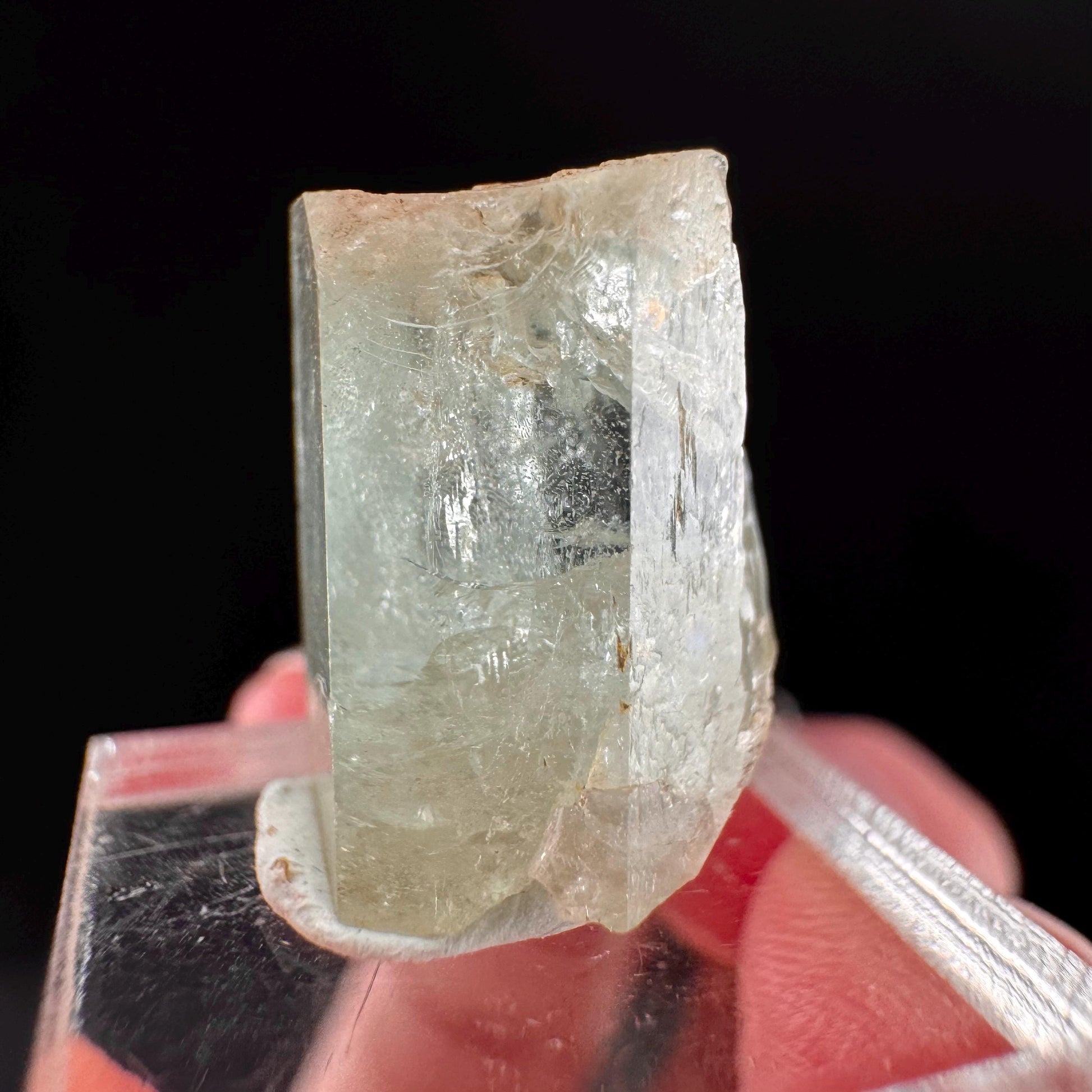 Beryl var. Aquamarine (Namibia) | natural aquamarine crystal, mineral specimen