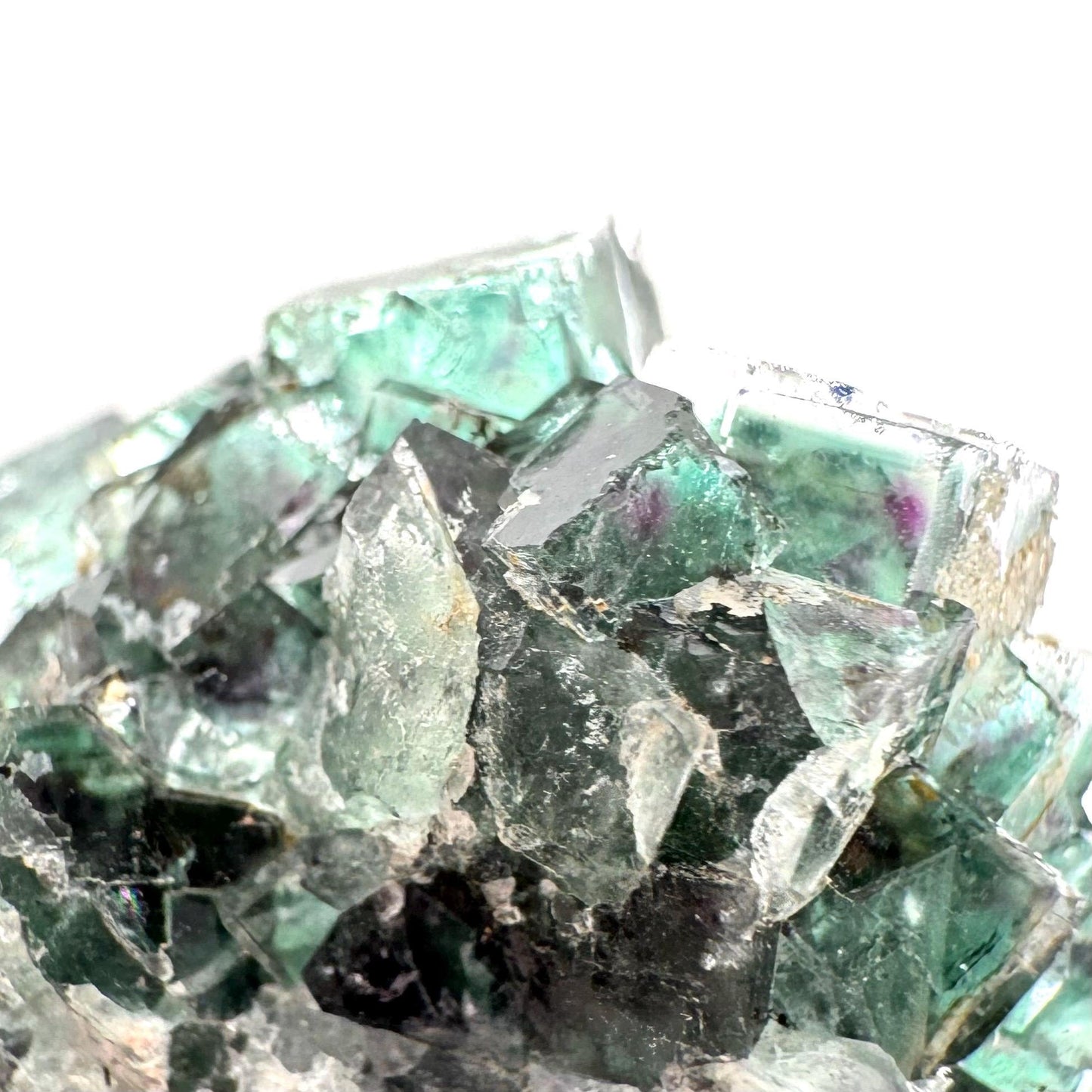 Okorusu Fluorite (Namibia) | green fluorite cluster, crystals, mineral specimen