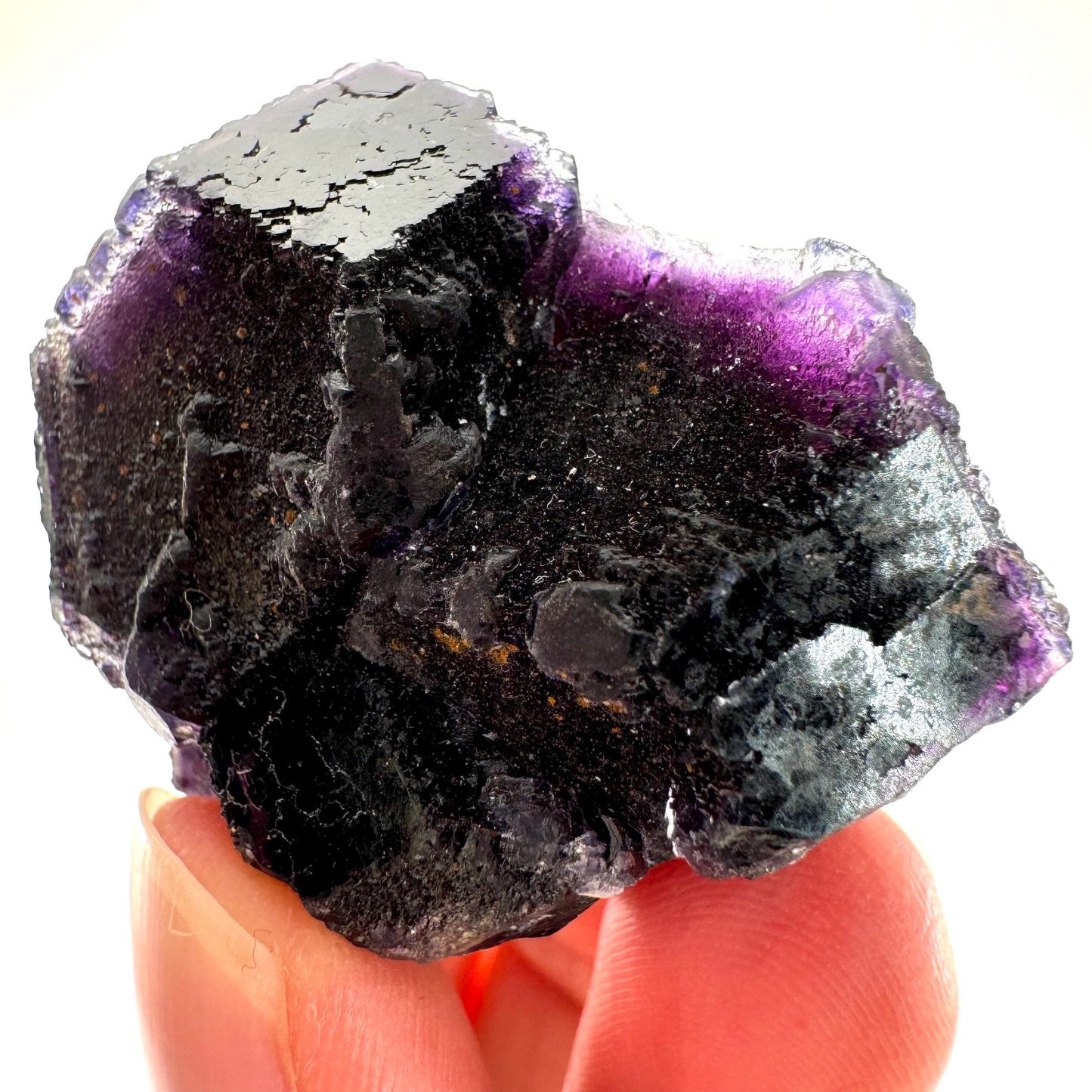 Okorusu Fluorite (Namibia) | purple fluorite cluster, crystals, mineral specimen