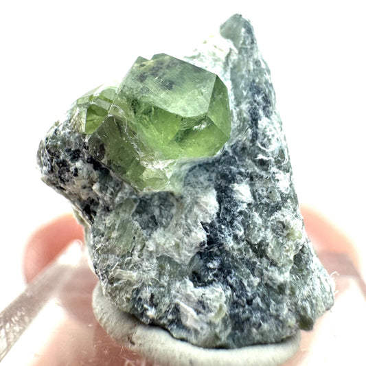 Demantoid Garnet on Matrix (Pakistan) | green garnet crystal, mineral specimen