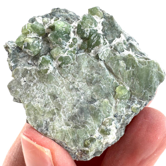 Demantoid Garnet on Matrix (Pakistan) | green garnet crystal, mineral specimen