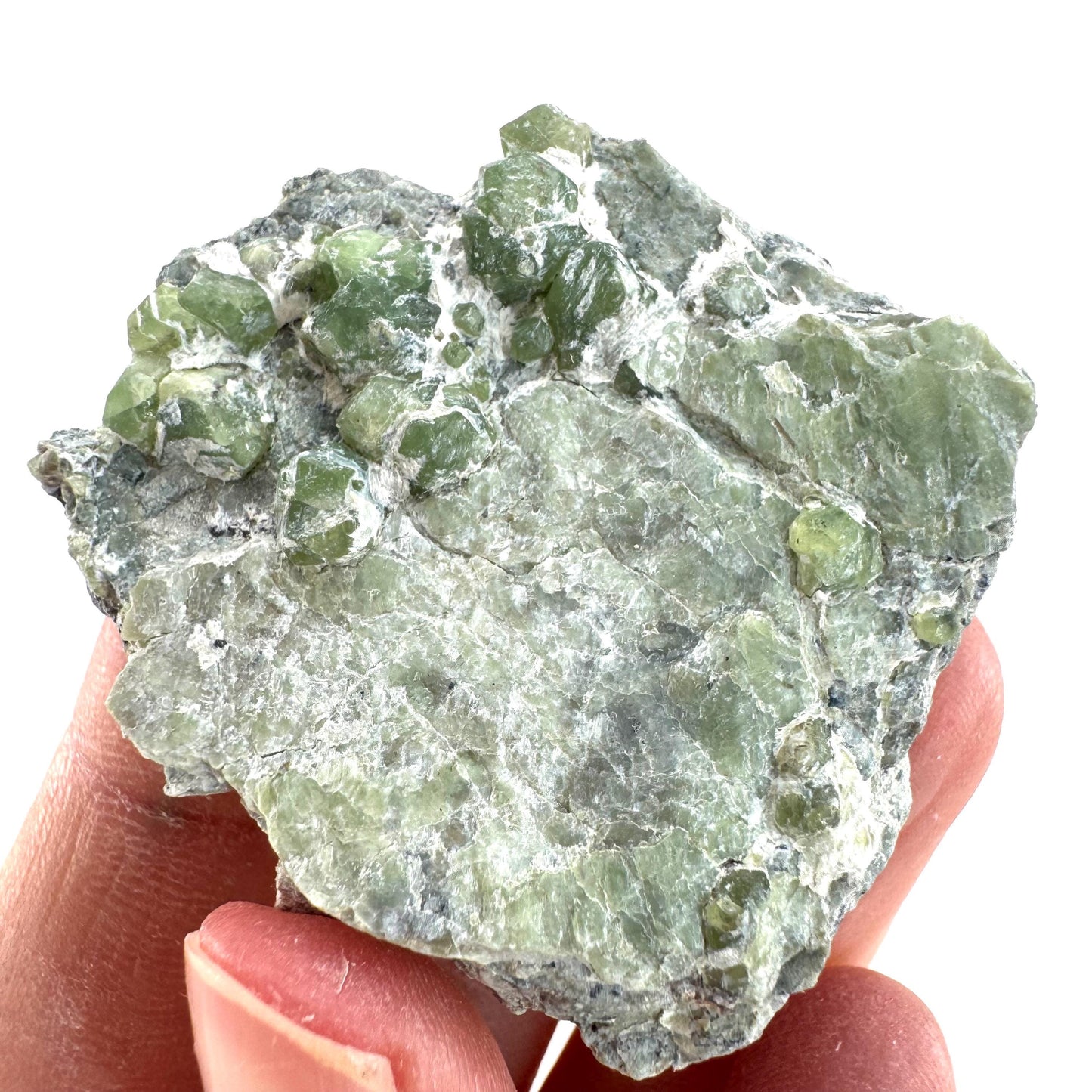 Demantoid Garnet on Matrix (Pakistan) | green garnet crystal, mineral specimen