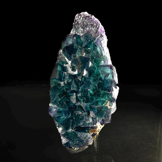Okorusu Fluorite (Namibia) | green & purple fluorite crystal, mineral specimen