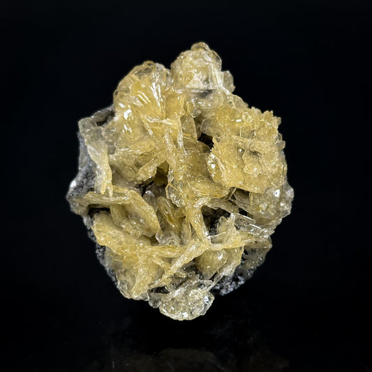 Baryte (Namibia) | yellow baryte crystal, rare mineral specimen