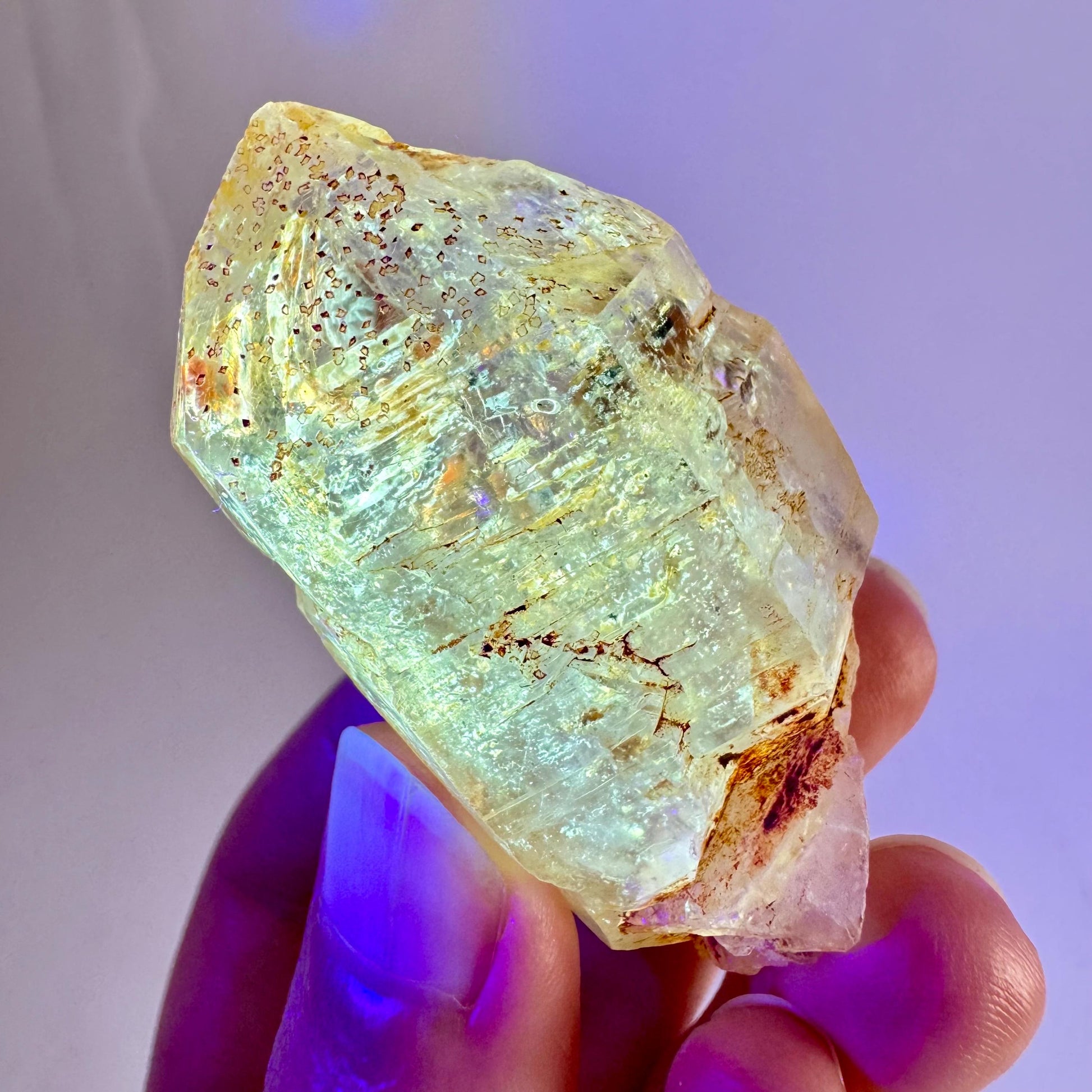 UV Reactive Petroleum Quartz (Madagascar) | natural firefly petroleum quartz crystal, fluorescent minerals