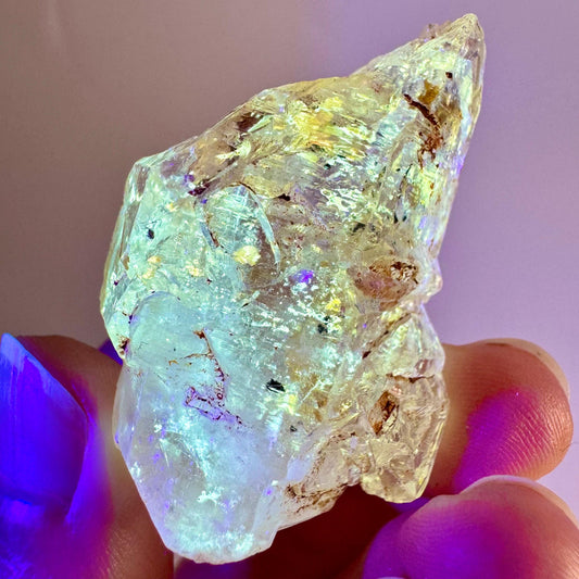 UV Reactive Petroleum Quartz (Madagascar) | natural firefly petroleum quartz crystal, fluorescent minerals