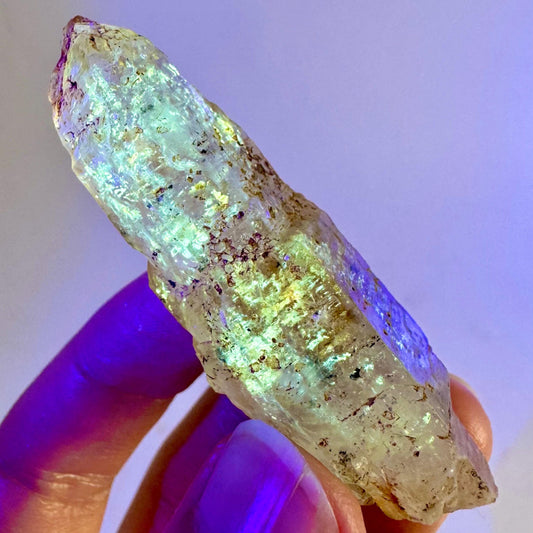 UV Reactive Petroleum Quartz (Madagascar) | natural firefly petroleum quartz crystal, fluorescent minerals
