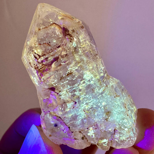 UV Reactive Petroleum Quartz (Madagascar) | natural firefly petroleum quartz crystal, fluorescent minerals