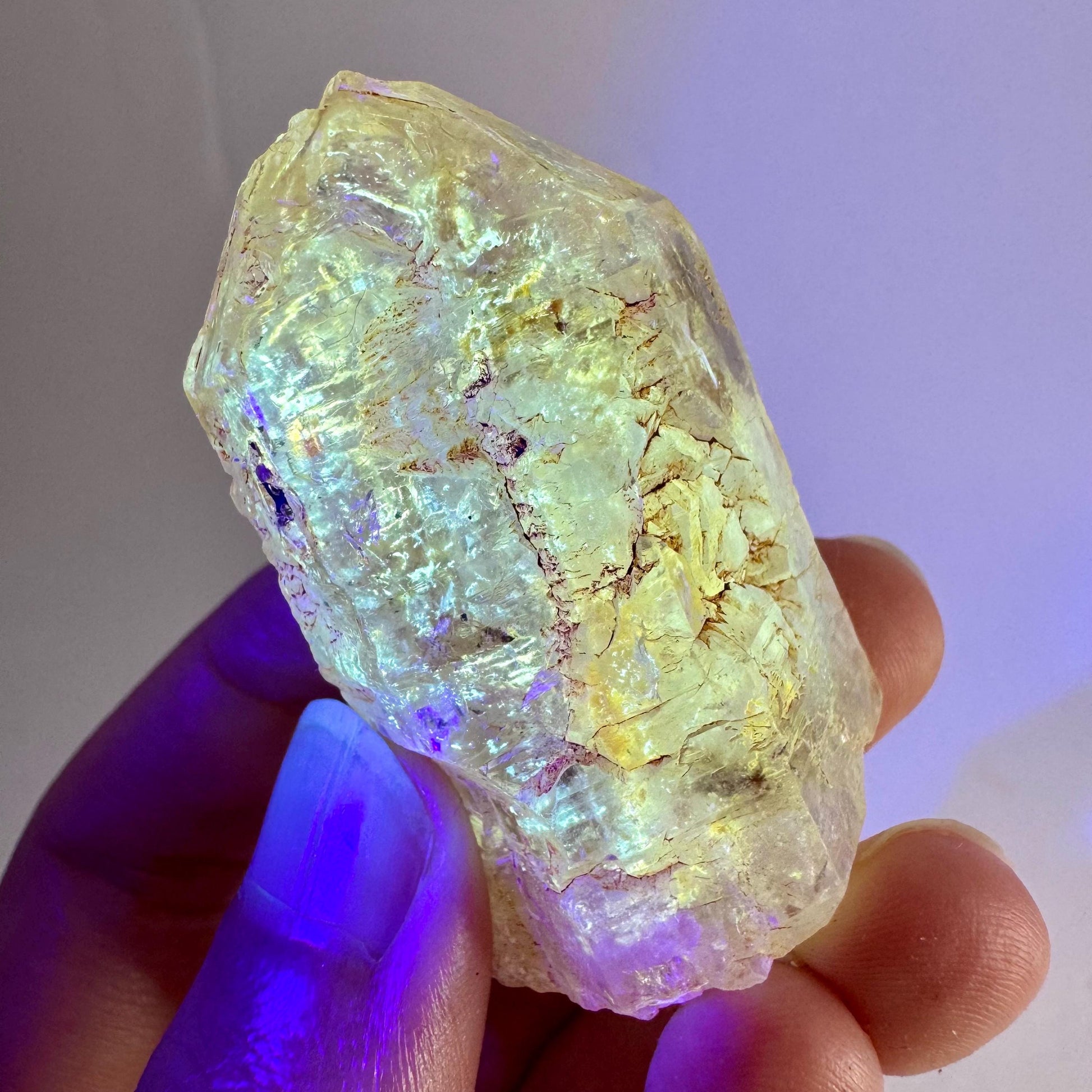 UV Reactive Petroleum Quartz (Madagascar) | natural firefly petroleum quartz crystal, fluorescent minerals