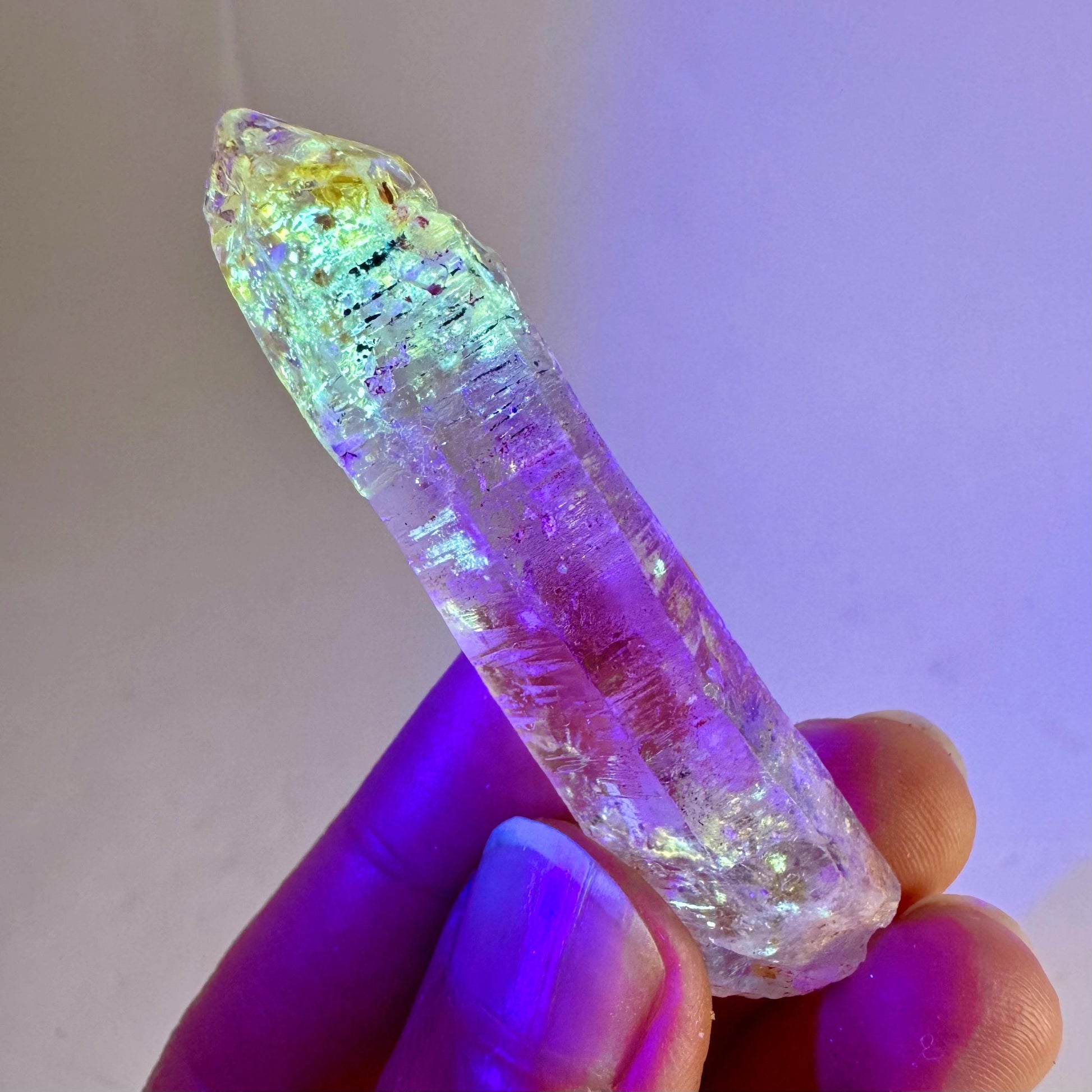 UV Reactive Petroleum Quartz (Madagascar) | natural firefly petroleum quartz crystal, fluorescent minerals