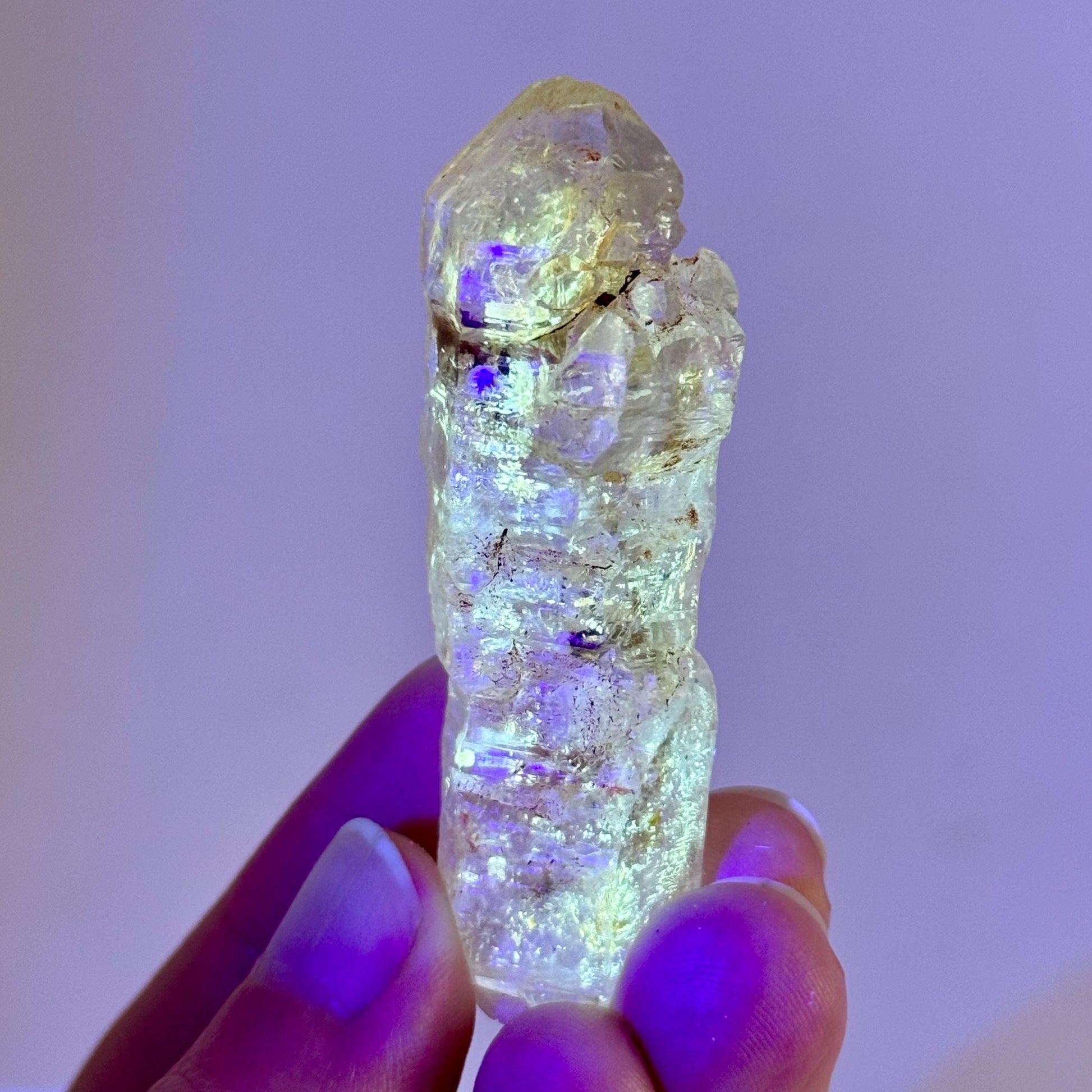 UV Reactive Petroleum Quartz (Madagascar) | natural firefly petroleum quartz crystal, fluorescent minerals