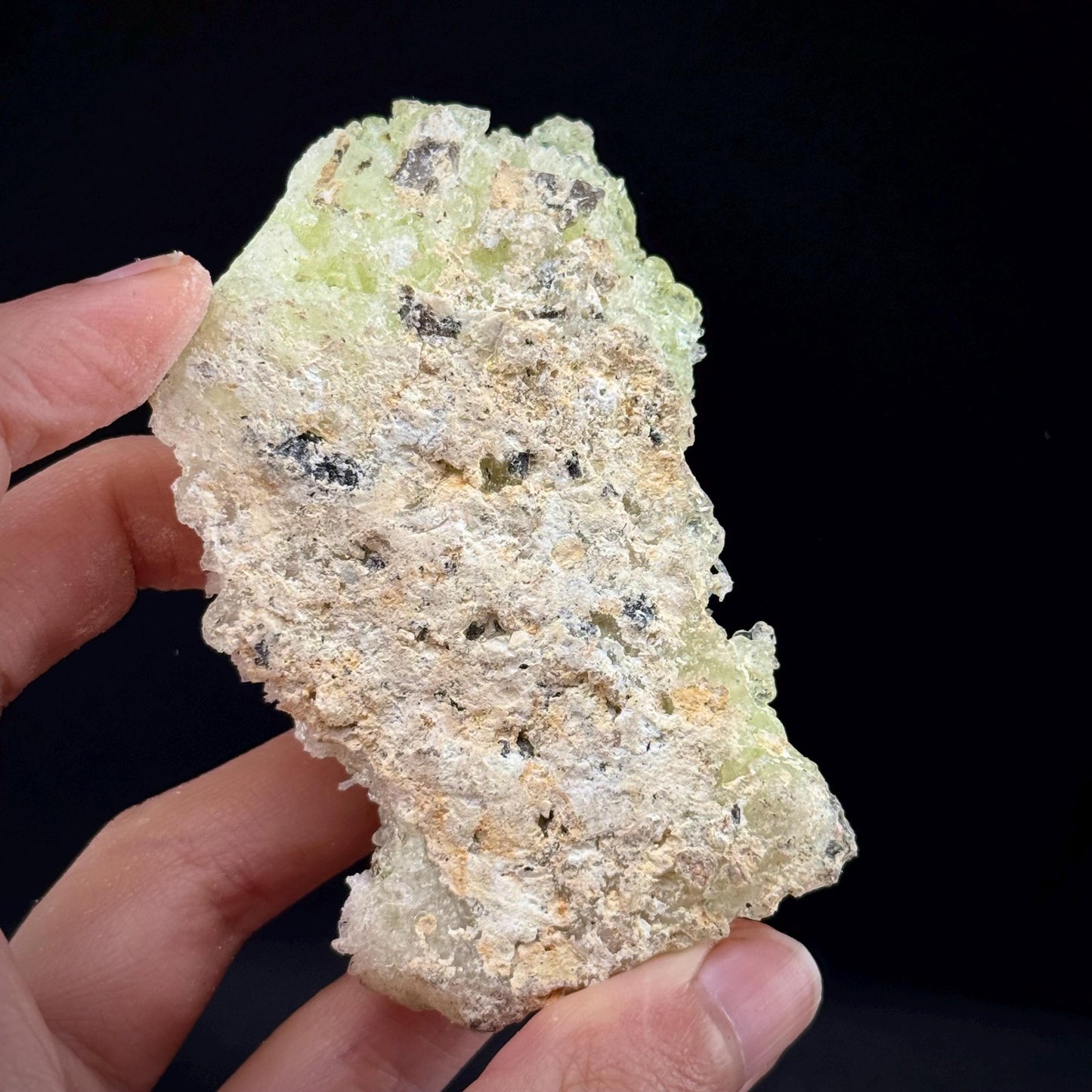 Hyalite Opal (Namibia) | UV reactive Hyalite Opal, daylight fluorescent, mineral specimen