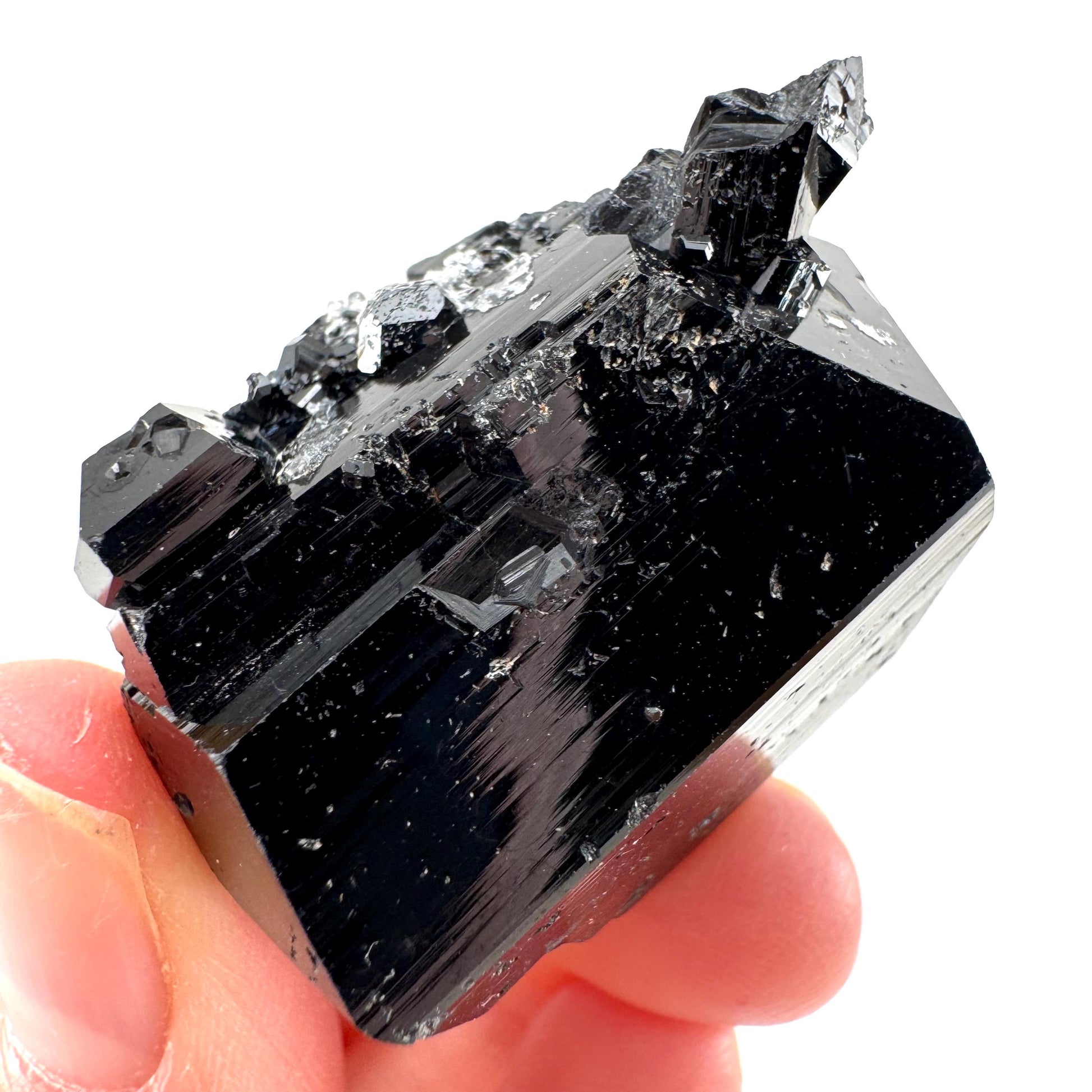 Black Tourmaline (Namibia) | high quality black tourmaline crystal, black schorl, mineral specimen