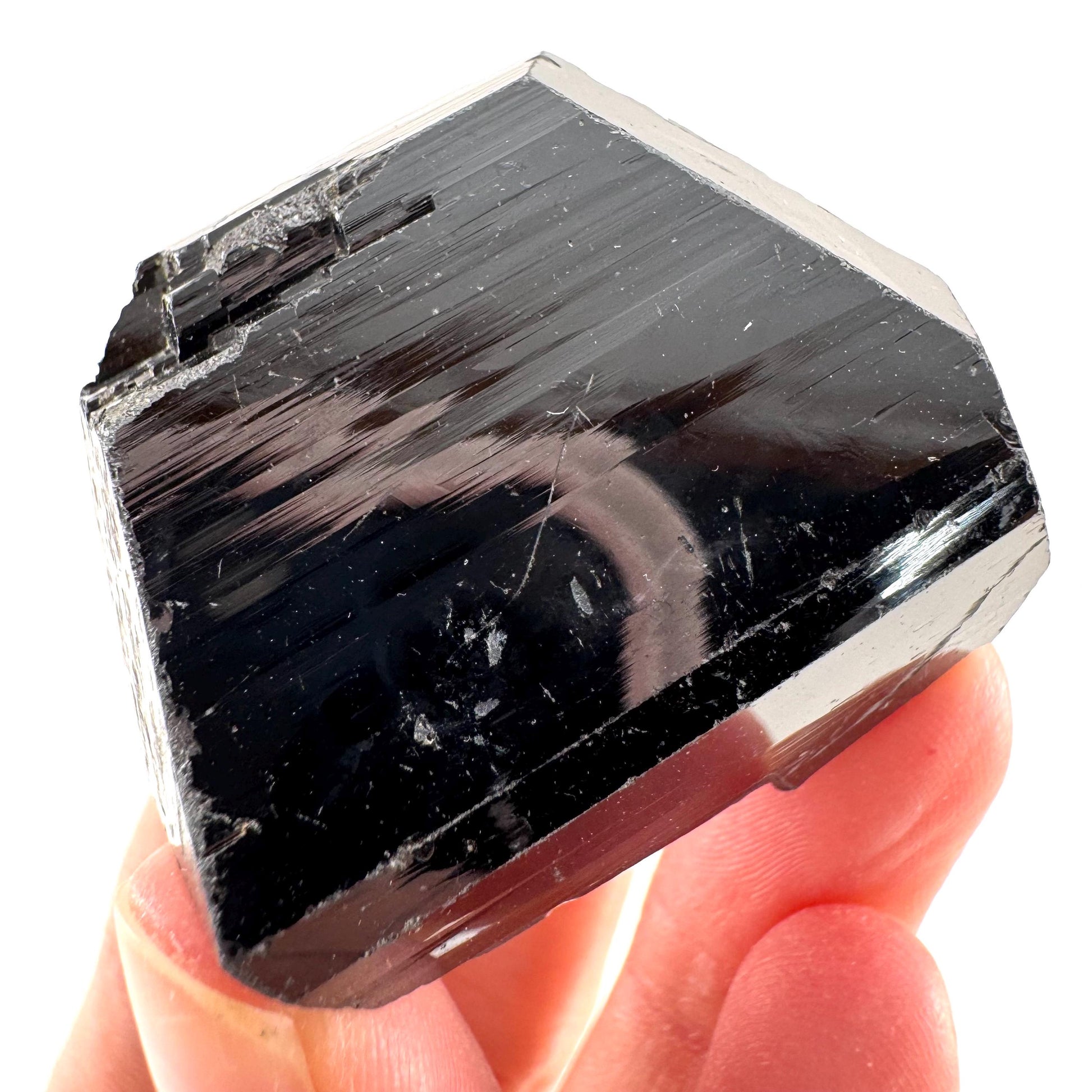 Black Tourmaline (Namibia) | high quality black tourmaline crystal, black schorl, mineral specimen