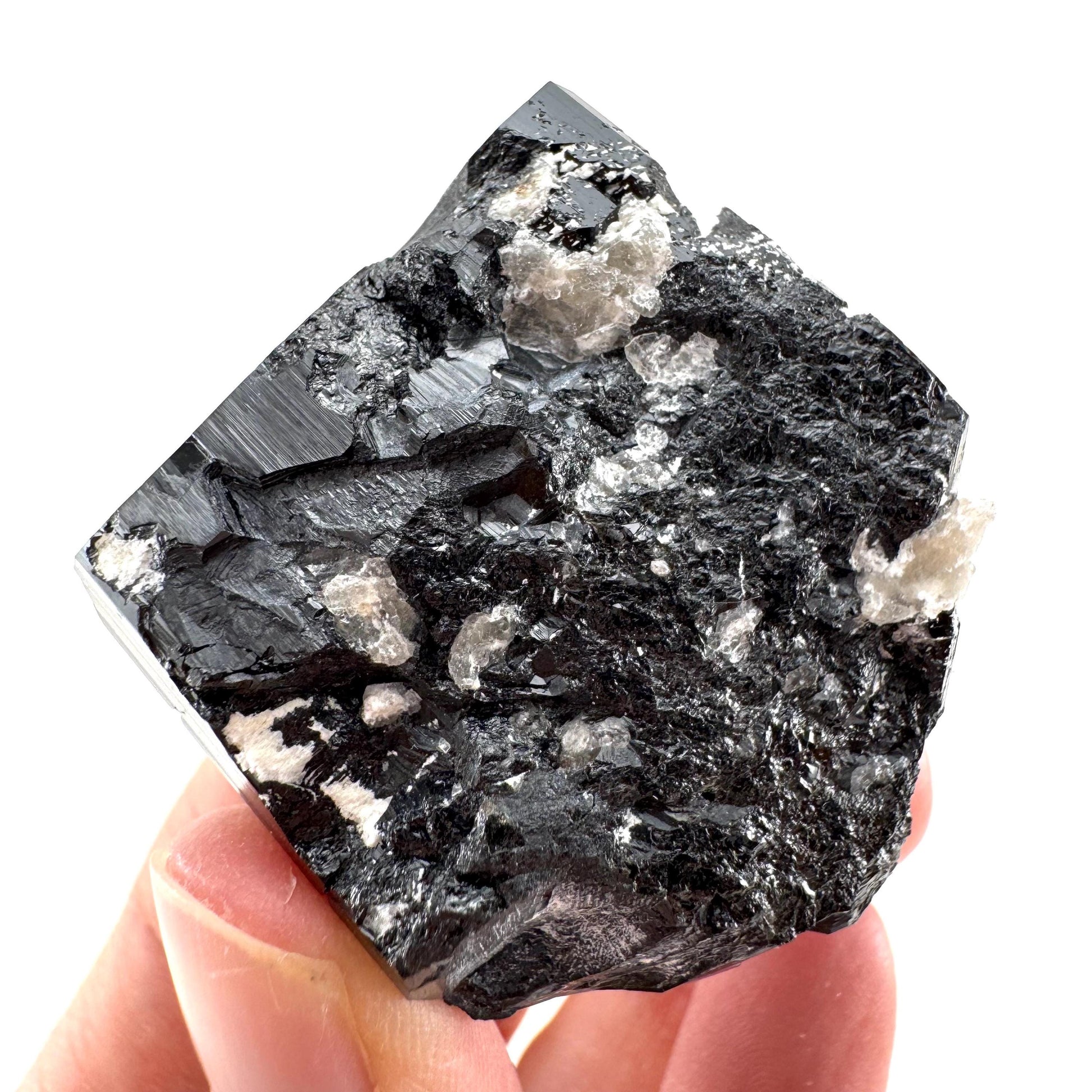 Black Tourmaline (Namibia) | high quality black tourmaline crystal, black schorl, mineral specimen