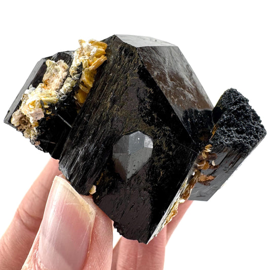 Black Tourmaline (Namibia) | high quality black tourmaline crystal, black schorl, mineral specimen