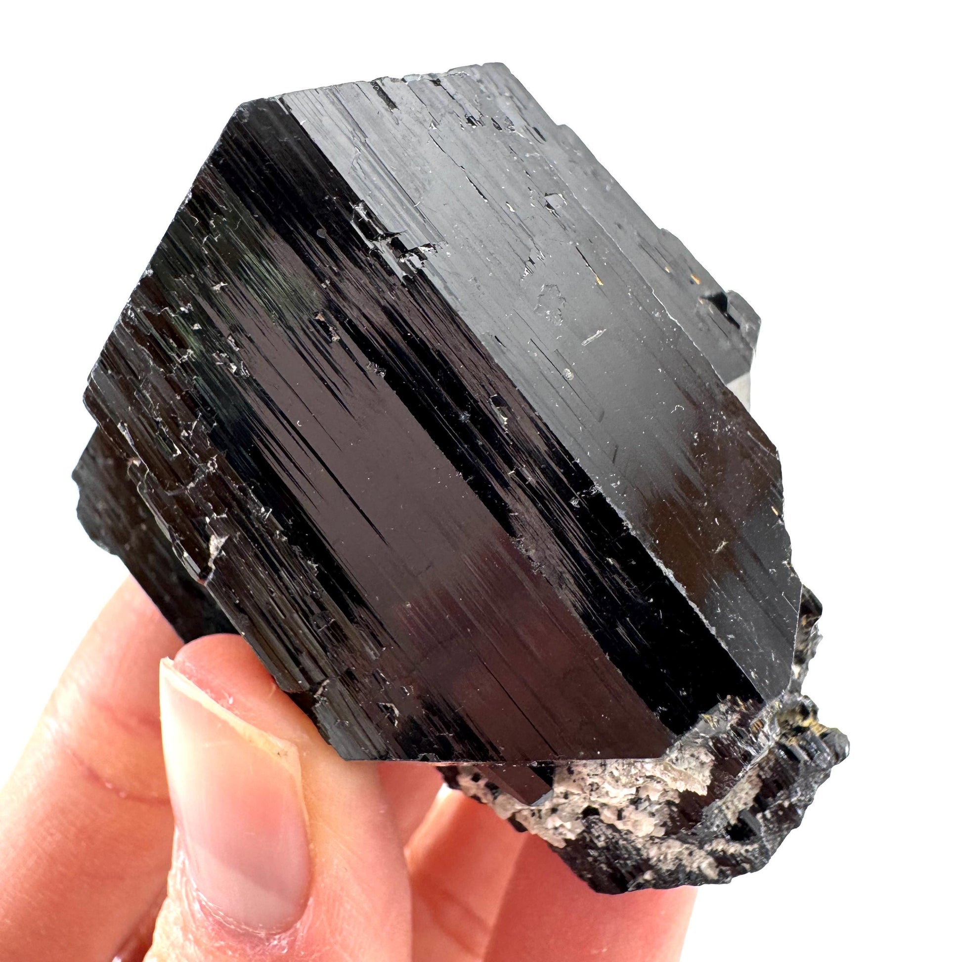 Black Tourmaline (Namibia) | high quality black tourmaline crystal, black schorl, mineral specimen