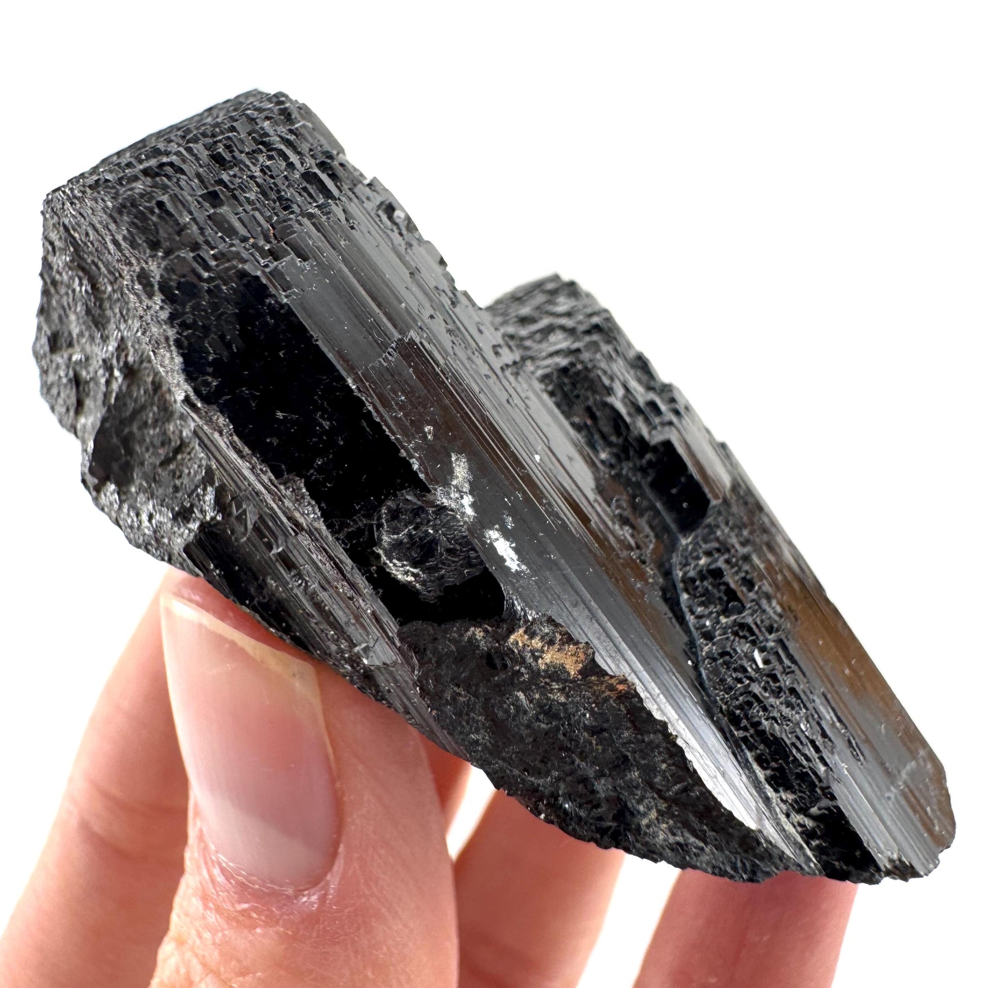 Black Tourmaline (Namibia) | high quality black tourmaline crystal, black schorl, mineral specimen