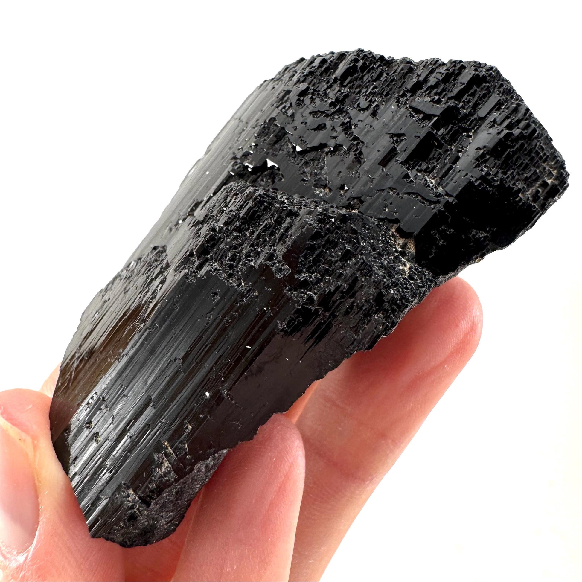 Black Tourmaline (Namibia) | high quality black tourmaline crystal, black schorl, mineral specimen