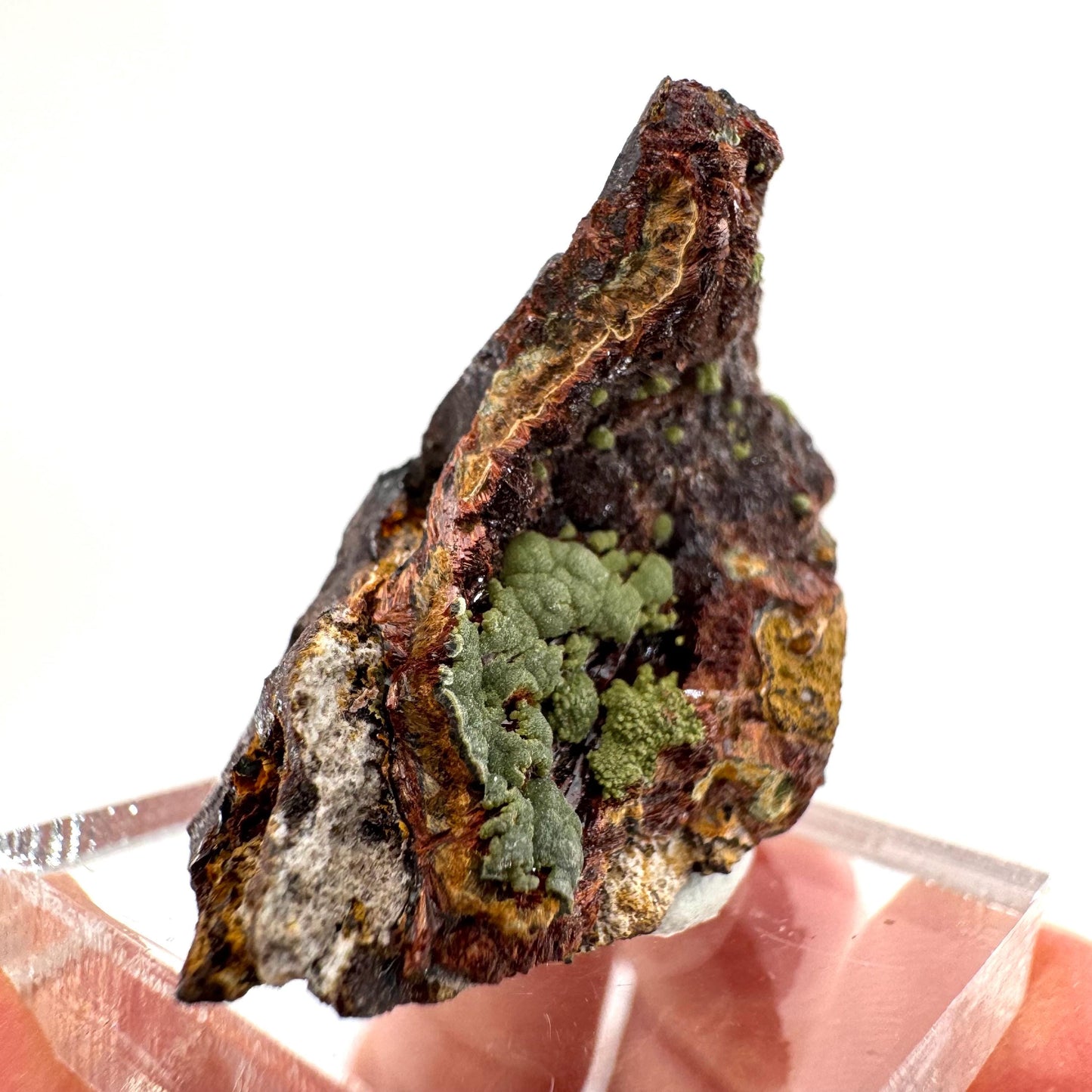 Kidwellite (Arkansas, USA) | green kidwellite crystal, rare mineral specimen
