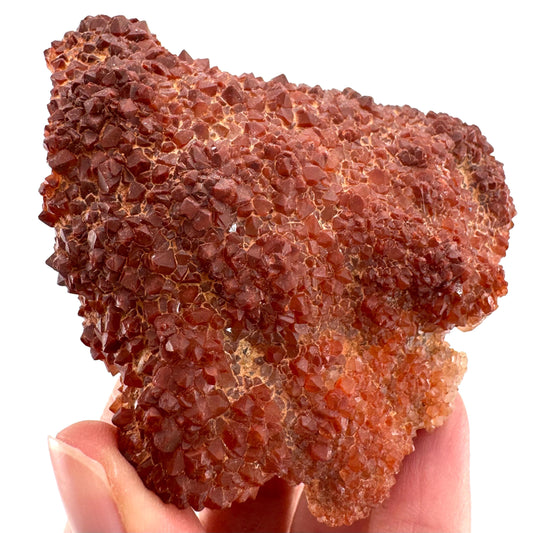 Hematite Quartz (Madagascar) | red hematite quartz crystal, mineral specimen