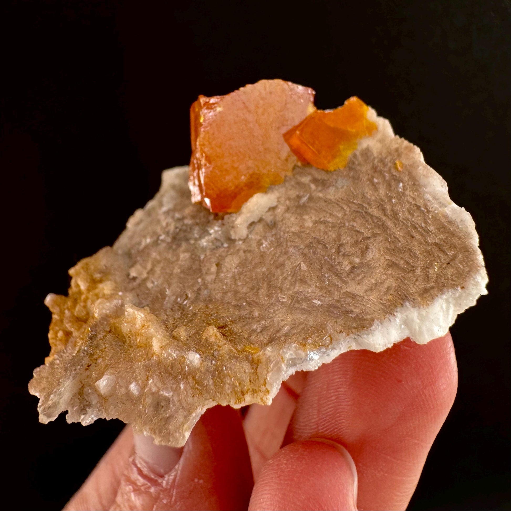 Wulfenite (Mexico) | orange wulfenite crystal, mineral specimen