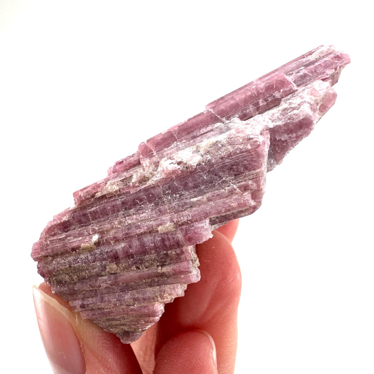 Rossmanite (Tanco Mine, Canada) | pink tourmaline crystal, rare minerals