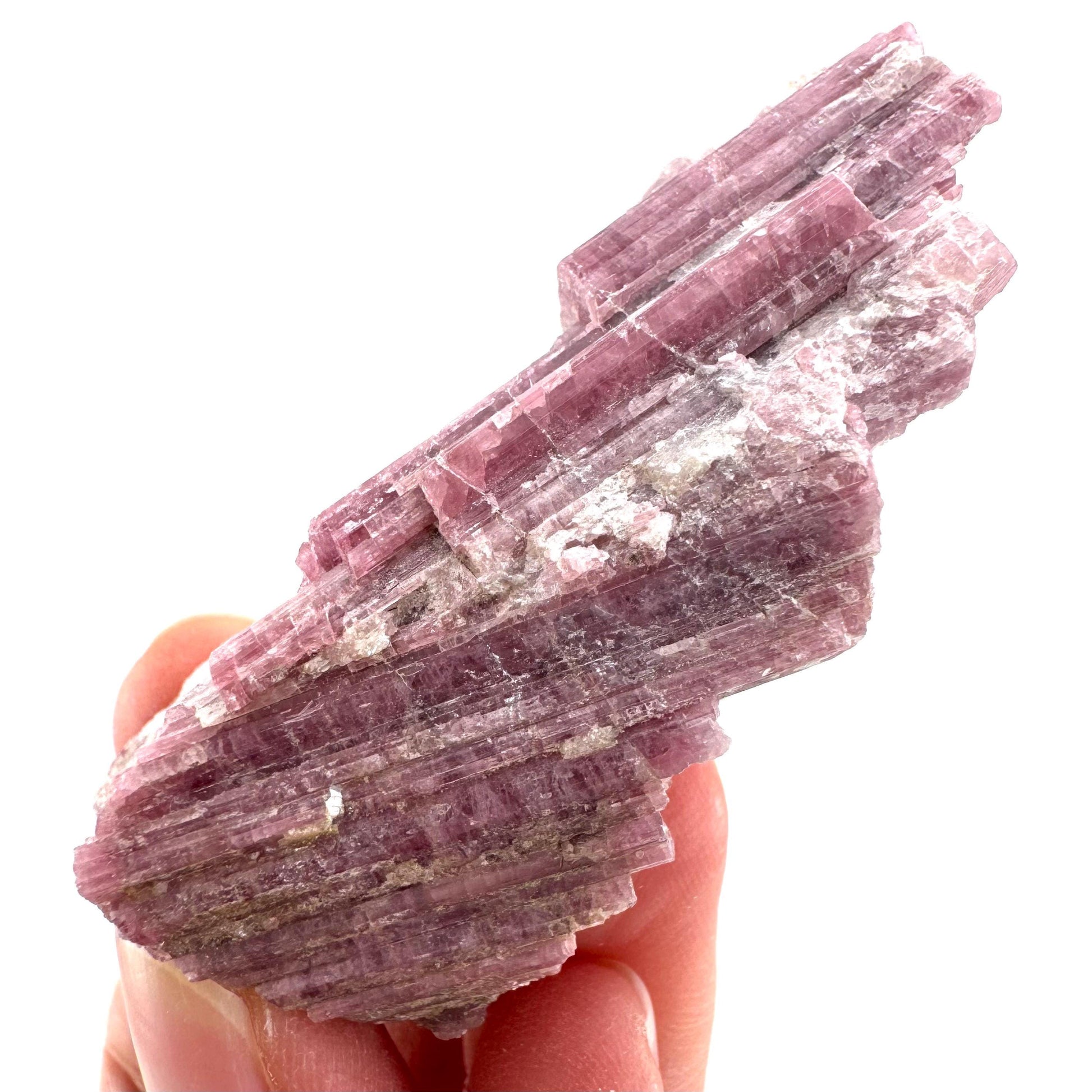 Rossmanite (Tanco Mine, Canada) | pink tourmaline crystal, rare minerals